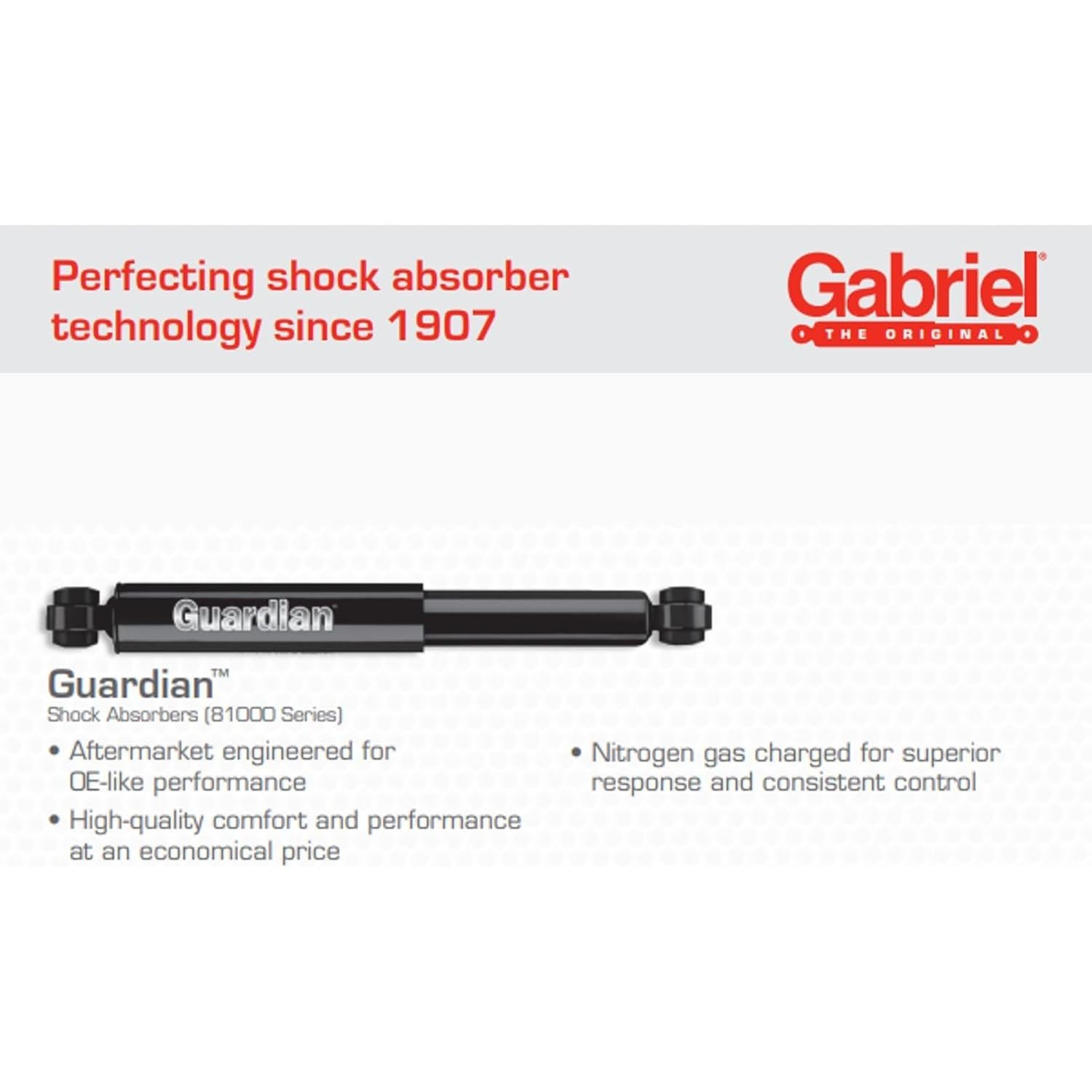 Amortiguadores Traseros Gabriel Guardian 81934 para VW 98-10