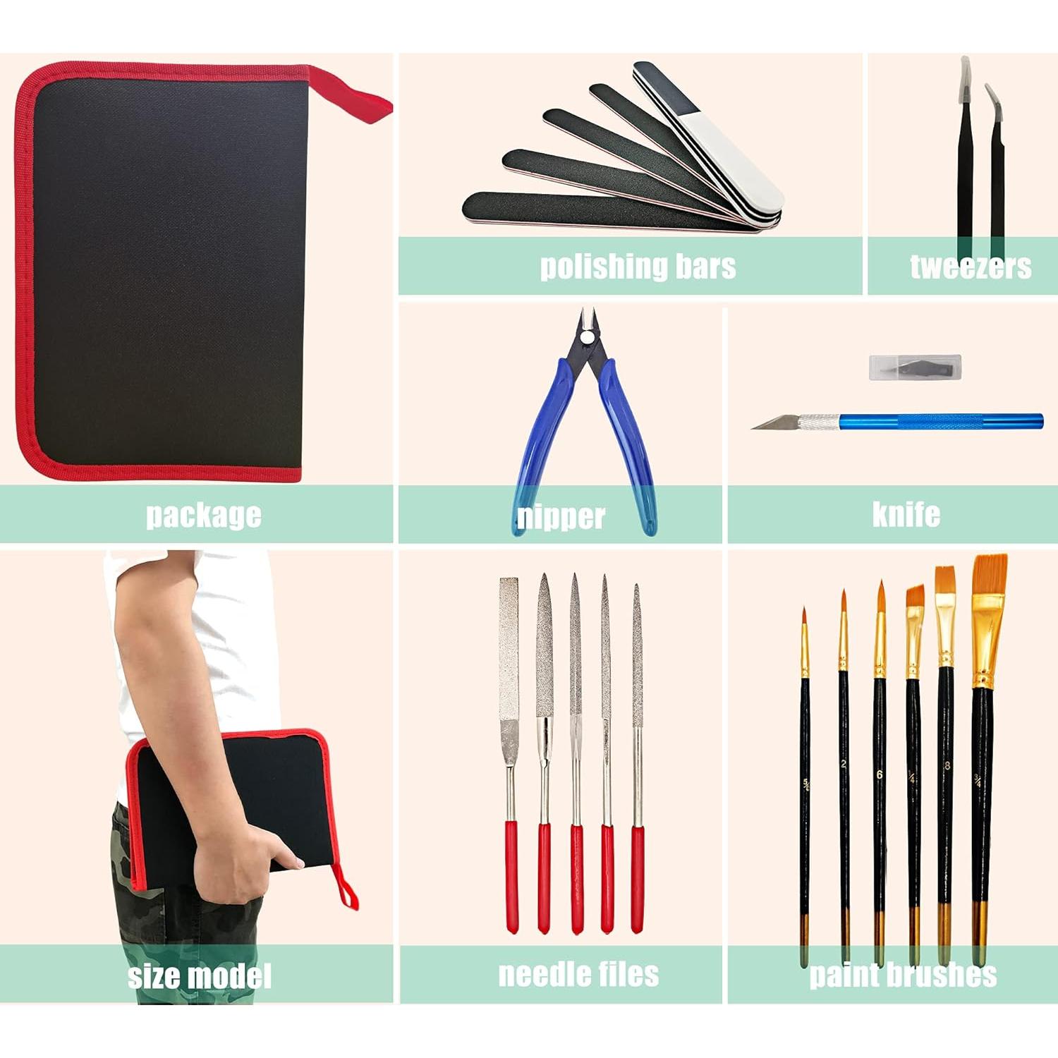 Kit de Herramientas HOPLEX 20 en 1 para Modelismo