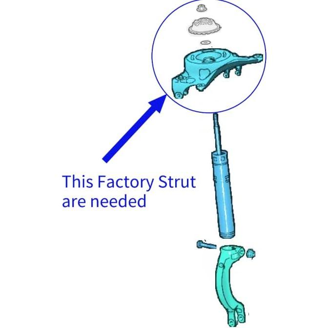 Kit de Coilovers AdlerSpeed 18 Vías Ajustables para Audi A7/A6 2012-2018