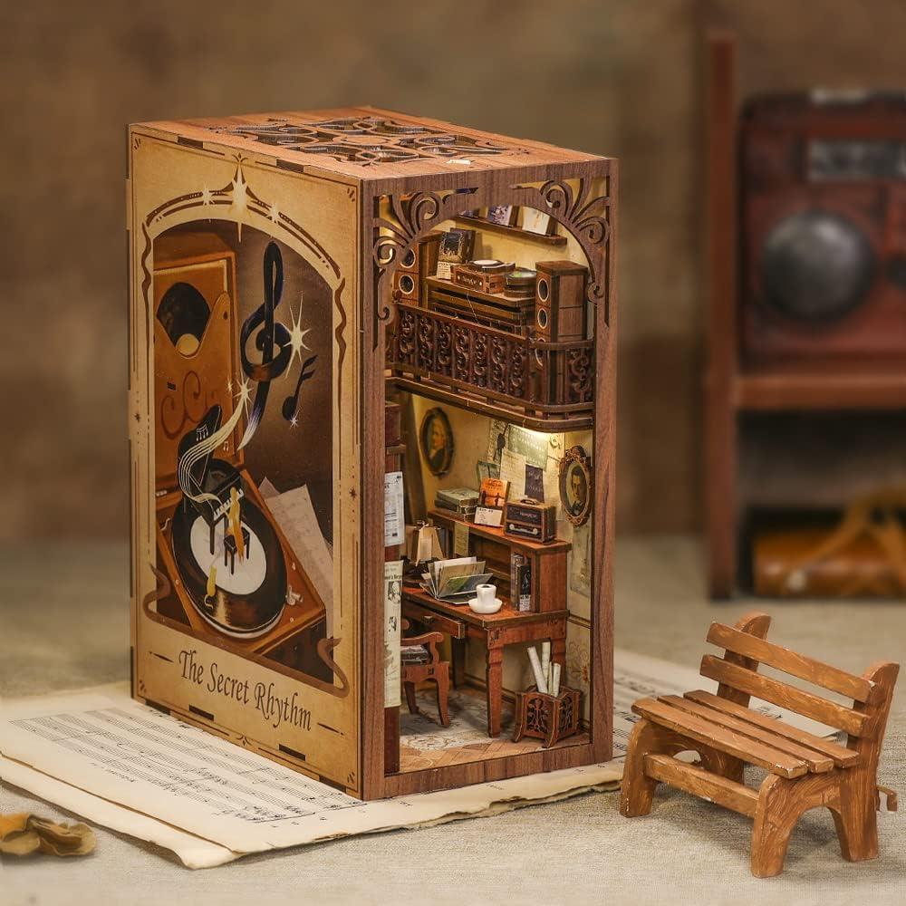 Kit de Nook de Libros Cutefun 3D con Luz LED y Cubierta