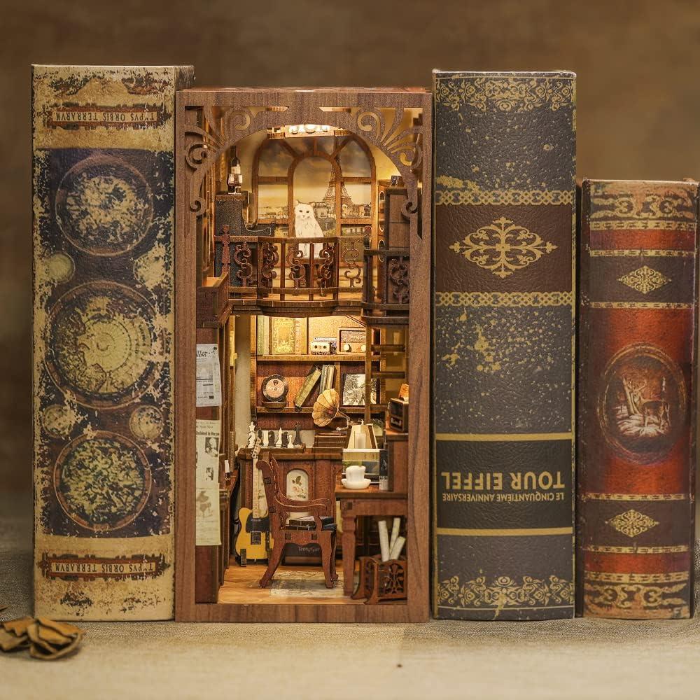 Kit de Nook de Libros Cutefun 3D con Luz LED y Cubierta