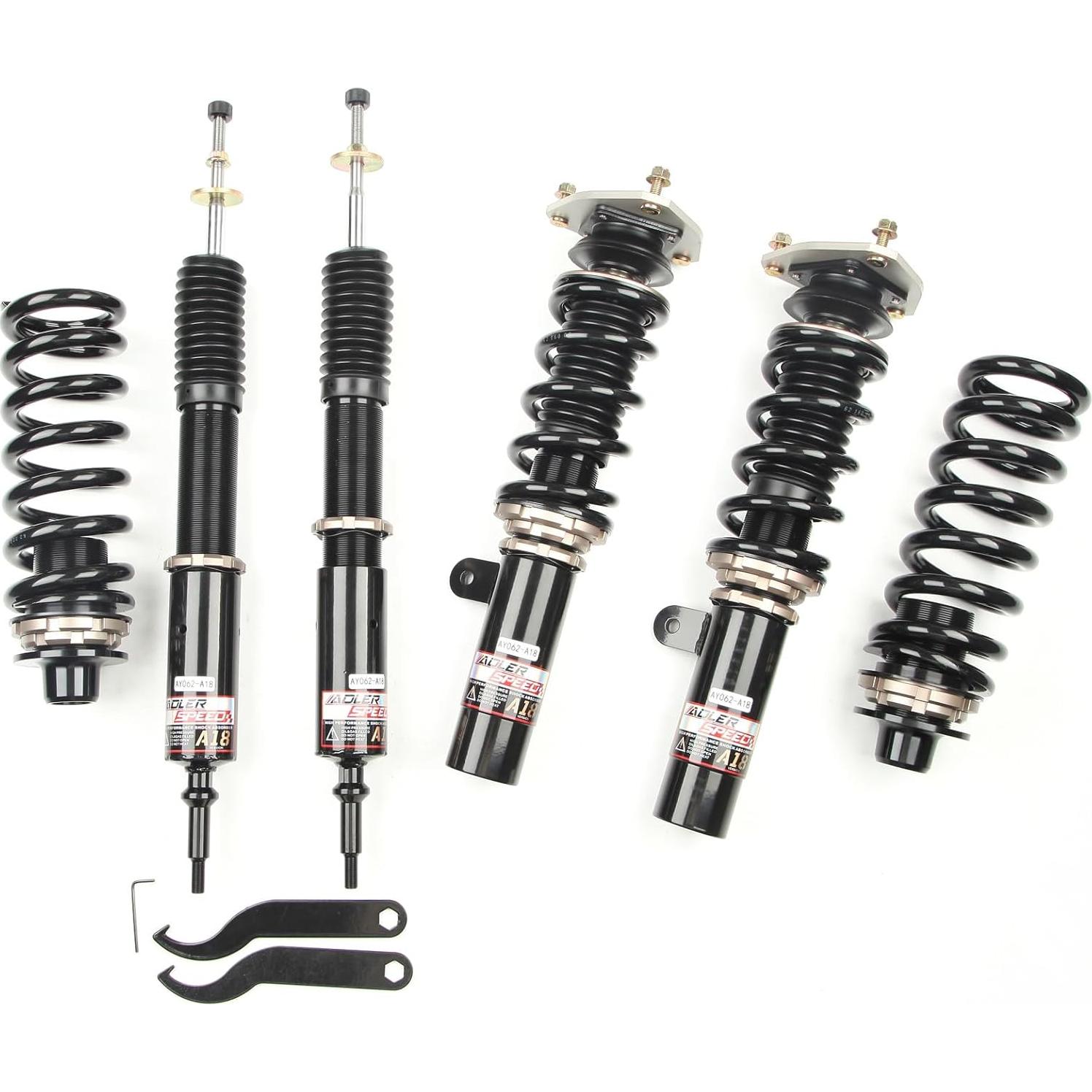 Kit de Suspensión Coilovers AdlerSpeed 18 Vías para BMW RWD