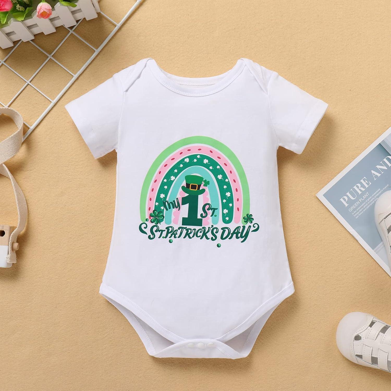 Conjunto de Cumpleaños para Niña AWIBMK 1er Año San Patricio