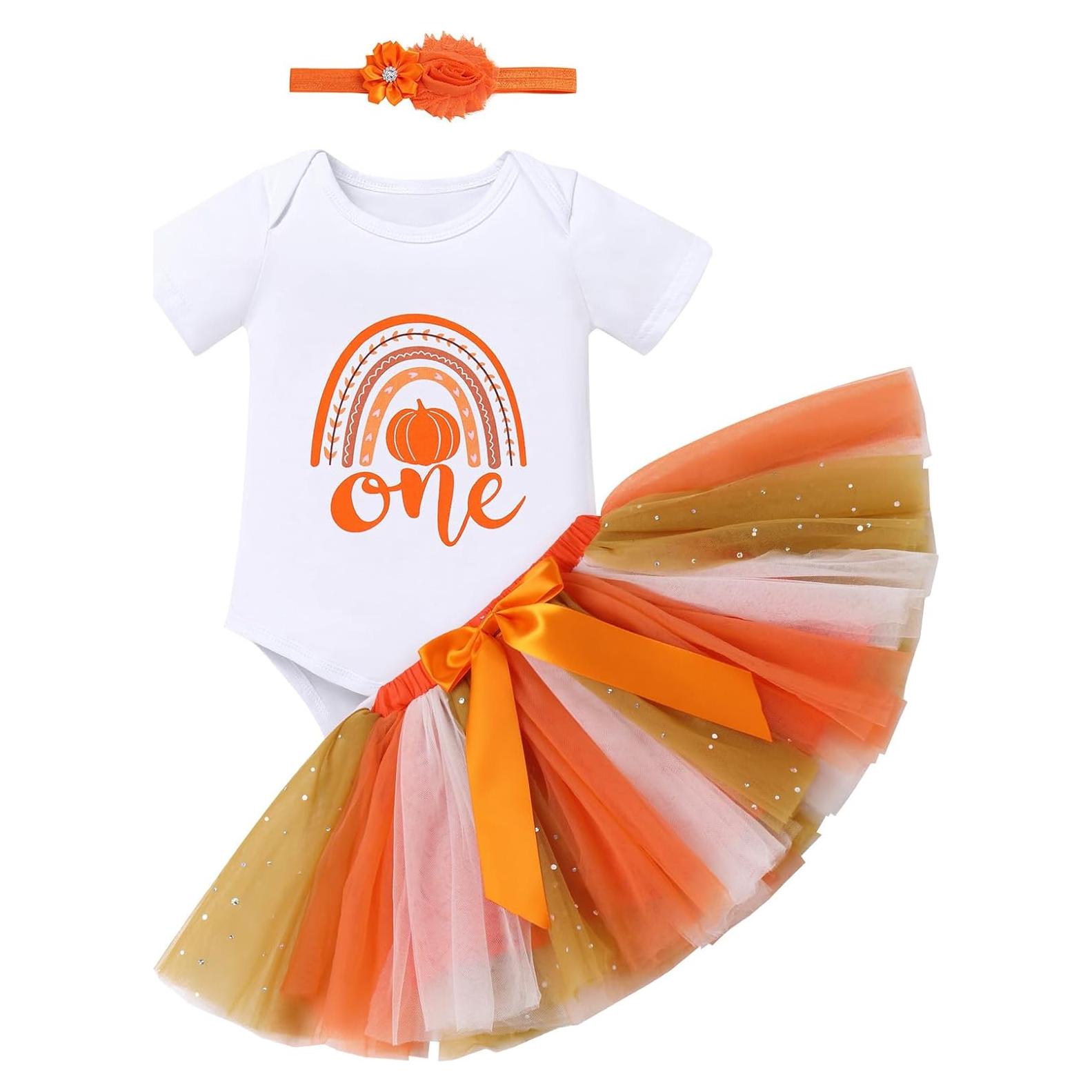 Conjunto de Cumpleaños para Niña AWIBMK 1er Cumpleaños Arcoíris