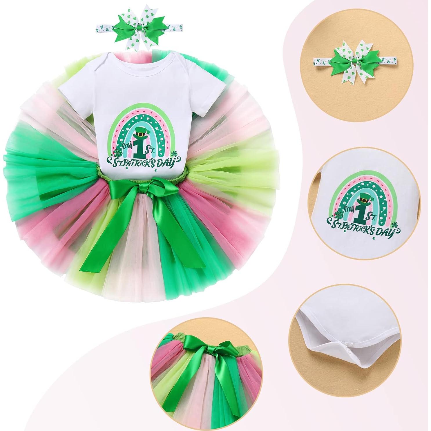 Conjunto de Cumpleaños para Niña AWIBMK Día de San Patricio