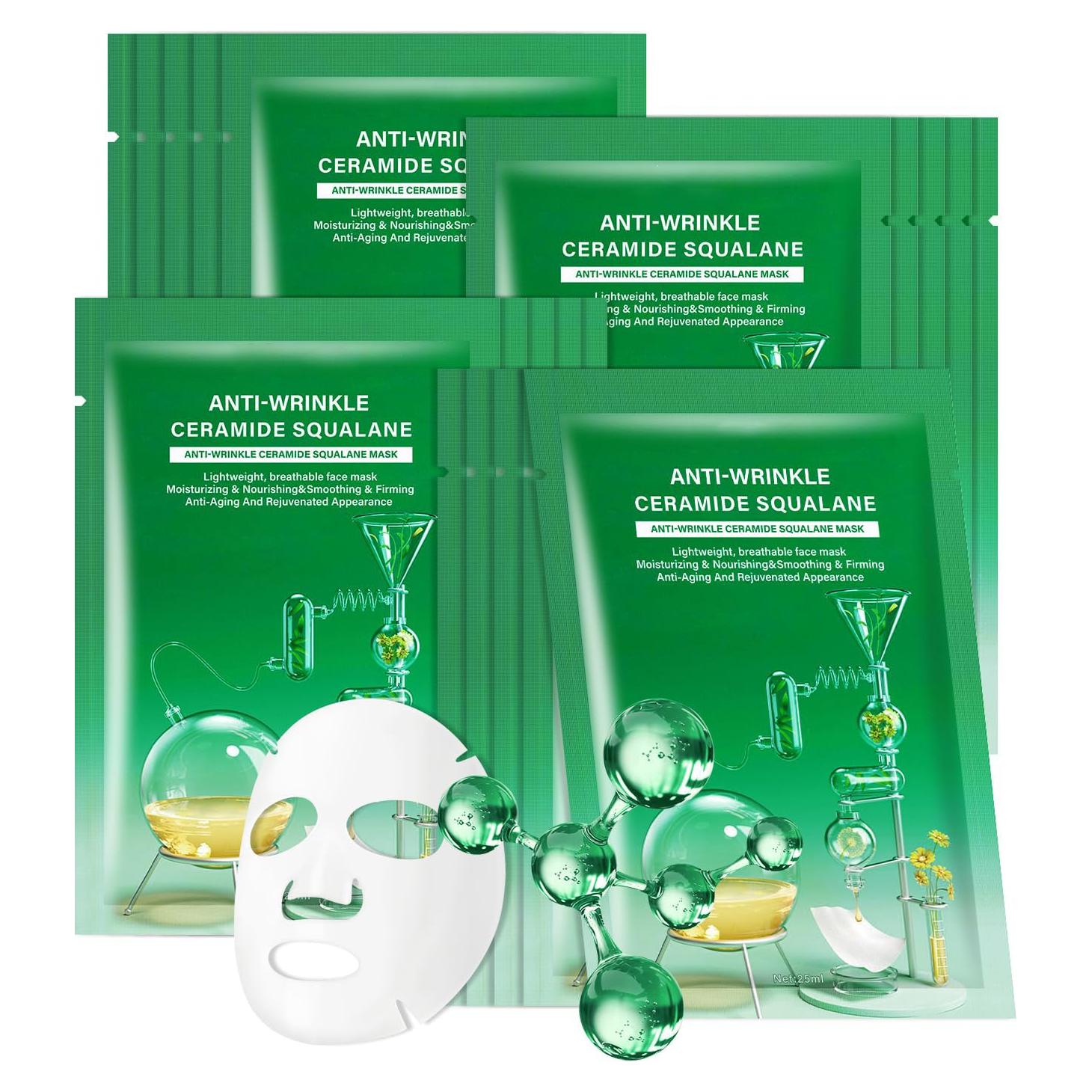 Mascarillas Faciales IREV Hidratantes 10 Piezas Antiarrugas