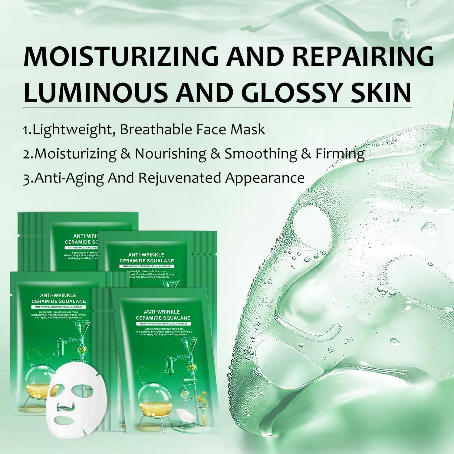 Mascarillas Faciales IREV Hidratantes 10 Piezas Antiarrugas