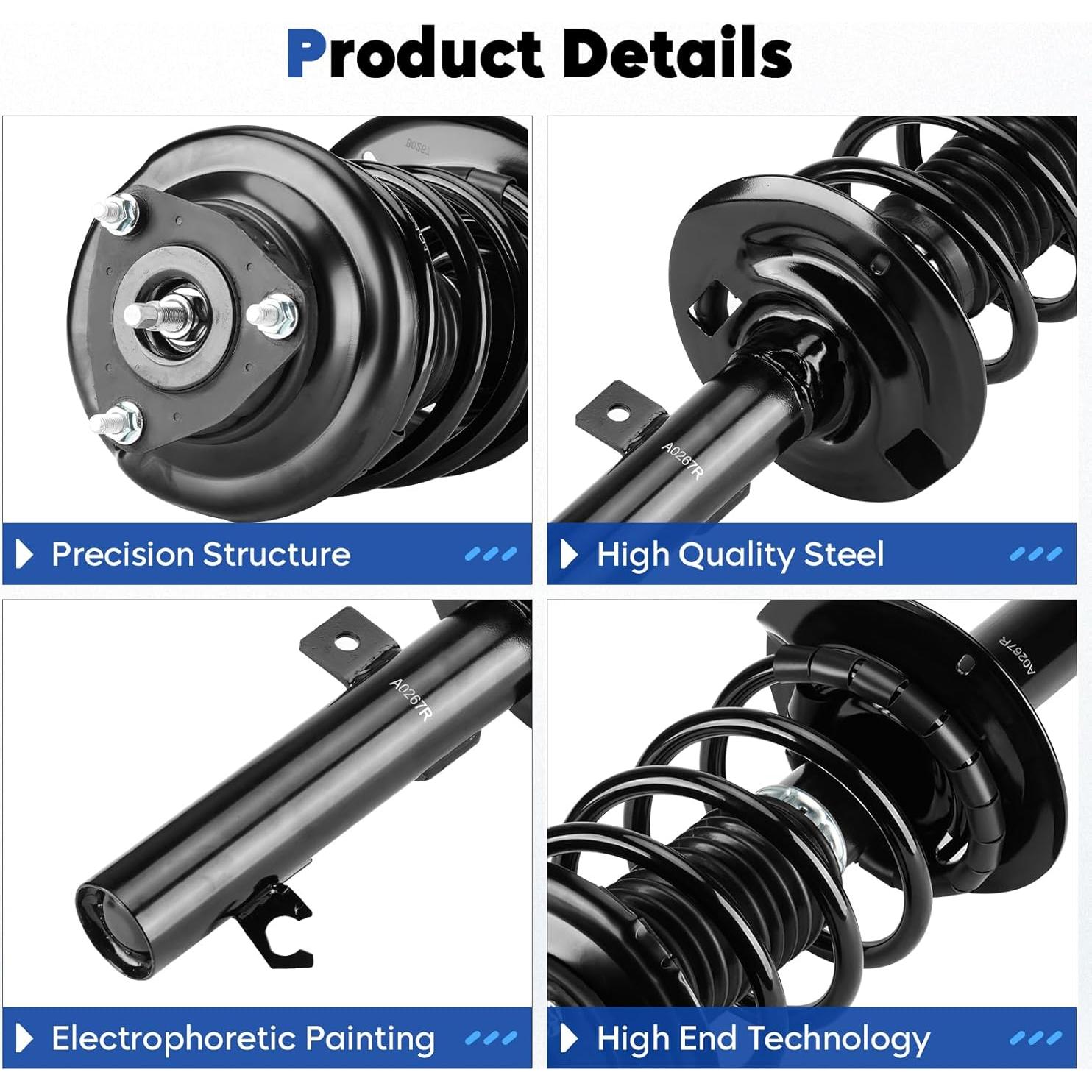 Amortiguadores Frontales TadaMark para Ford Focus 2.0L 2006-2011