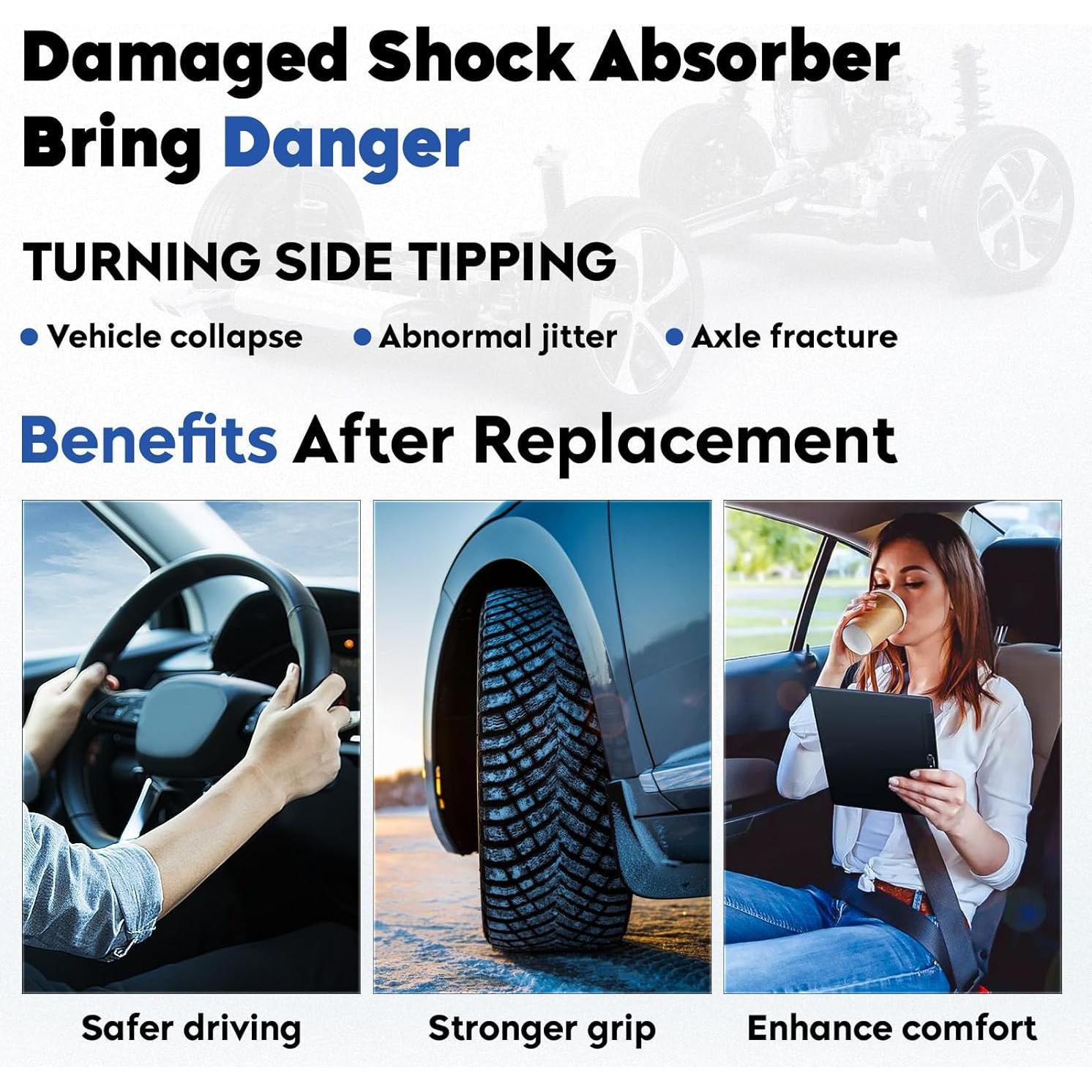 Amortiguadores Frontales TadaMark para Ford Focus 2.0L 2006-2011