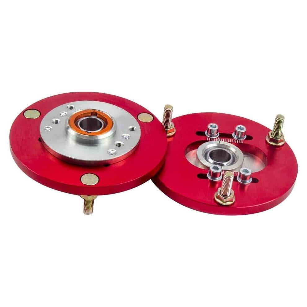 Placa de Camber Coilover Frontal BMW Pack de 2 Rojo
