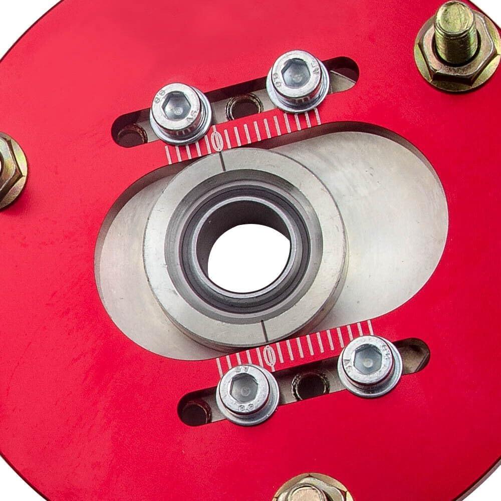 Placa de Camber Coilover Frontal BMW Pack de 2 Rojo