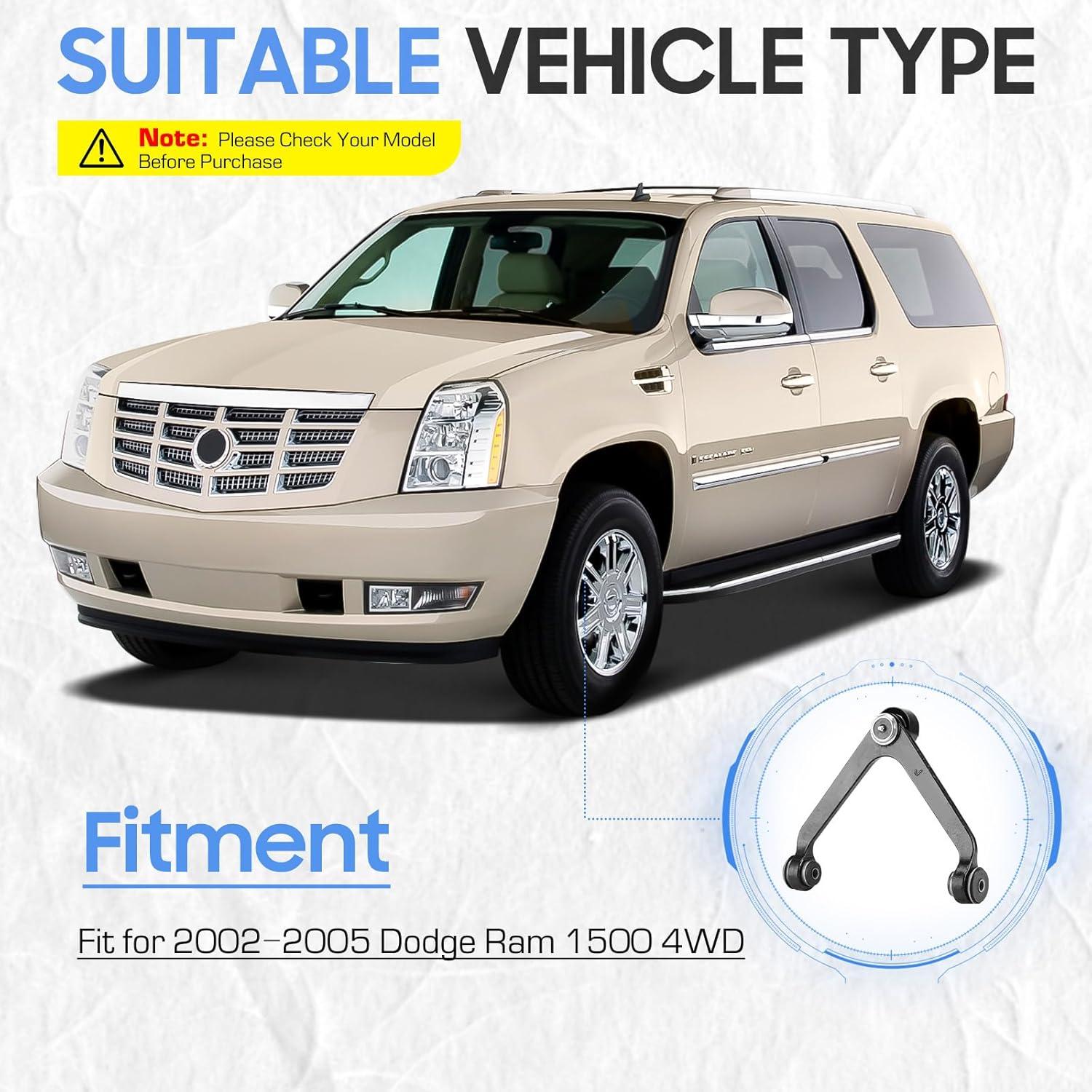 Kit de Suspensión Superior Frontal ILONPA para Dodge Ram 1500 2002-2005 4WD