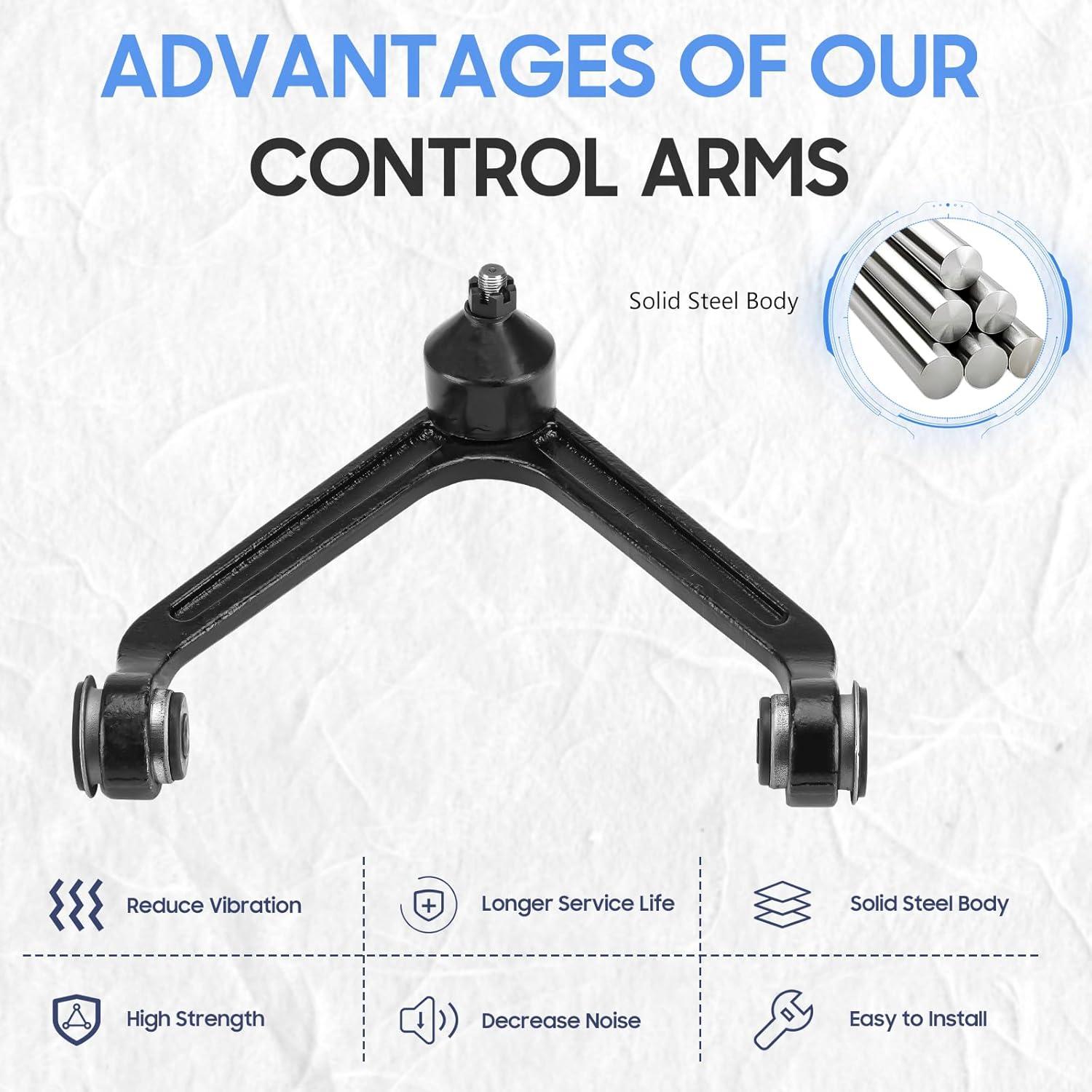 Kit de Suspensión Superior Frontal ILONPA para Dodge Ram 1500 2002-2005 4WD