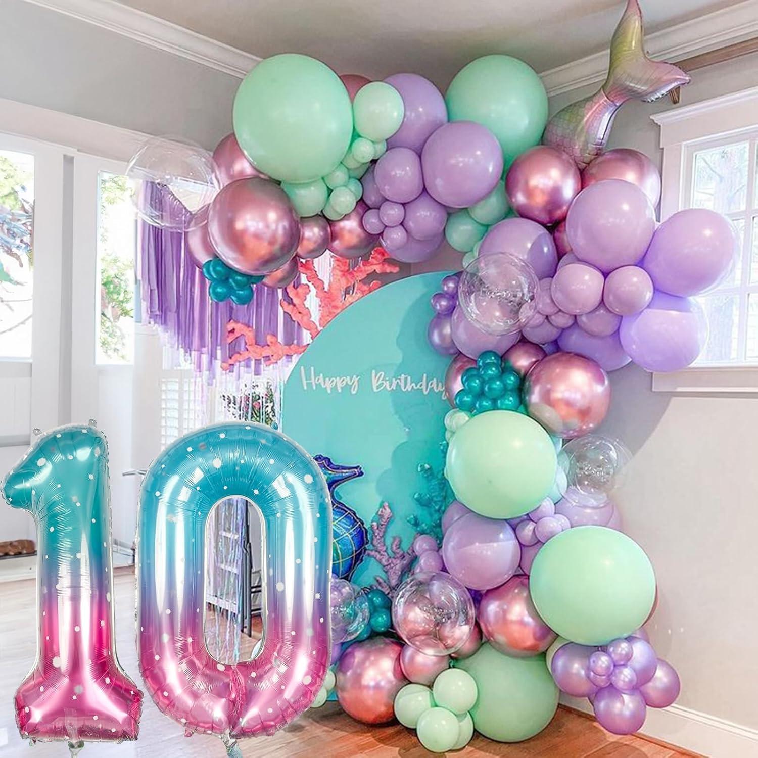 Globo de Número 0 Sirena Isndare 101,6 cm Estrellado