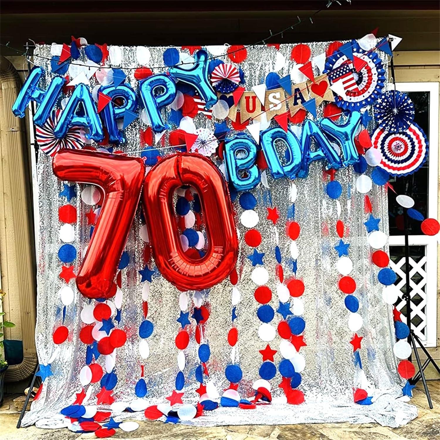 Globo Número 7 Rojo 101,6 cm para Fiestas de Cumpleaños