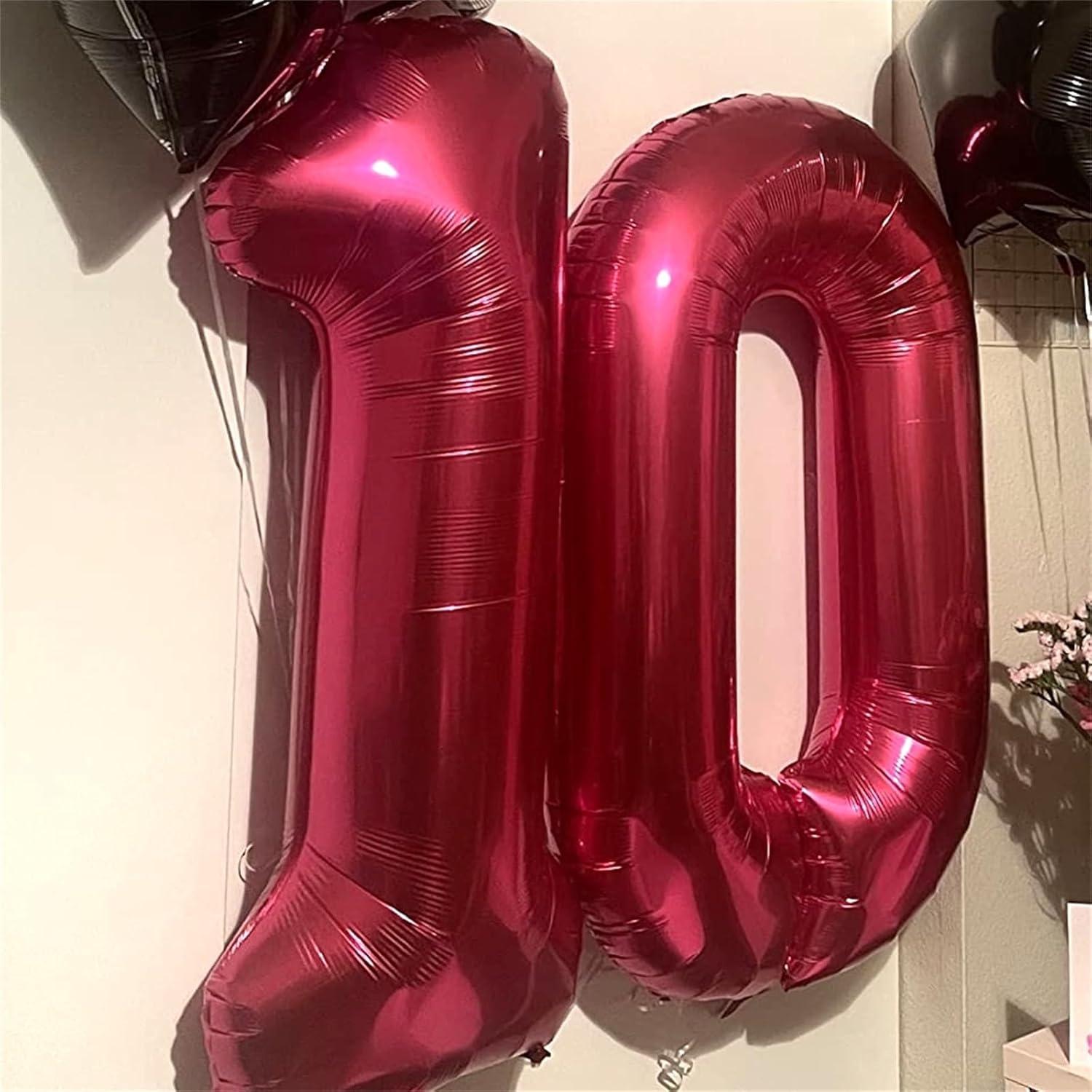 Globo de Número 6 Rosa Fucsia 101,6 cm para Fiesta