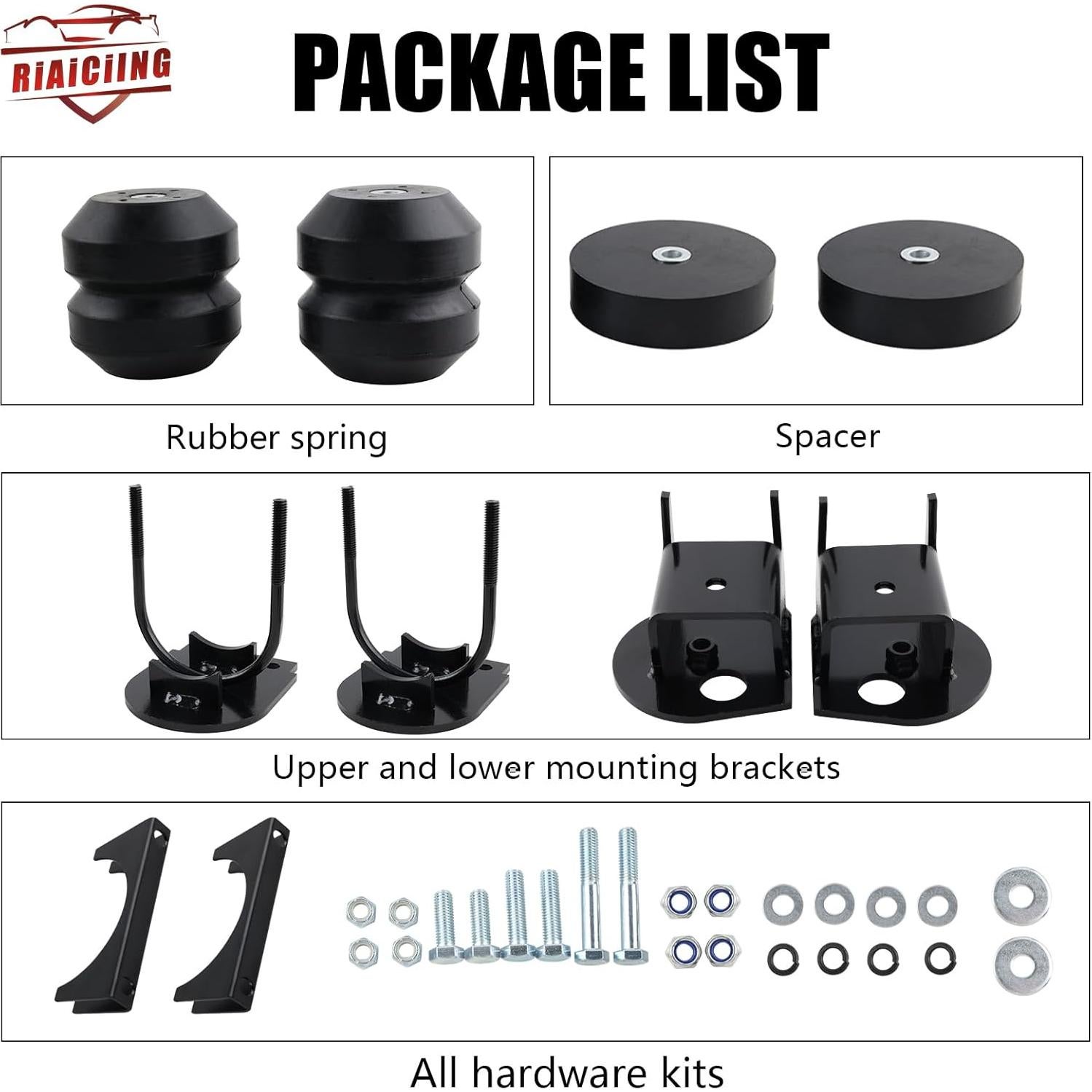 Kit de Resorte de Ayuda RiAiCiING para Suspensión F150 2015-2022