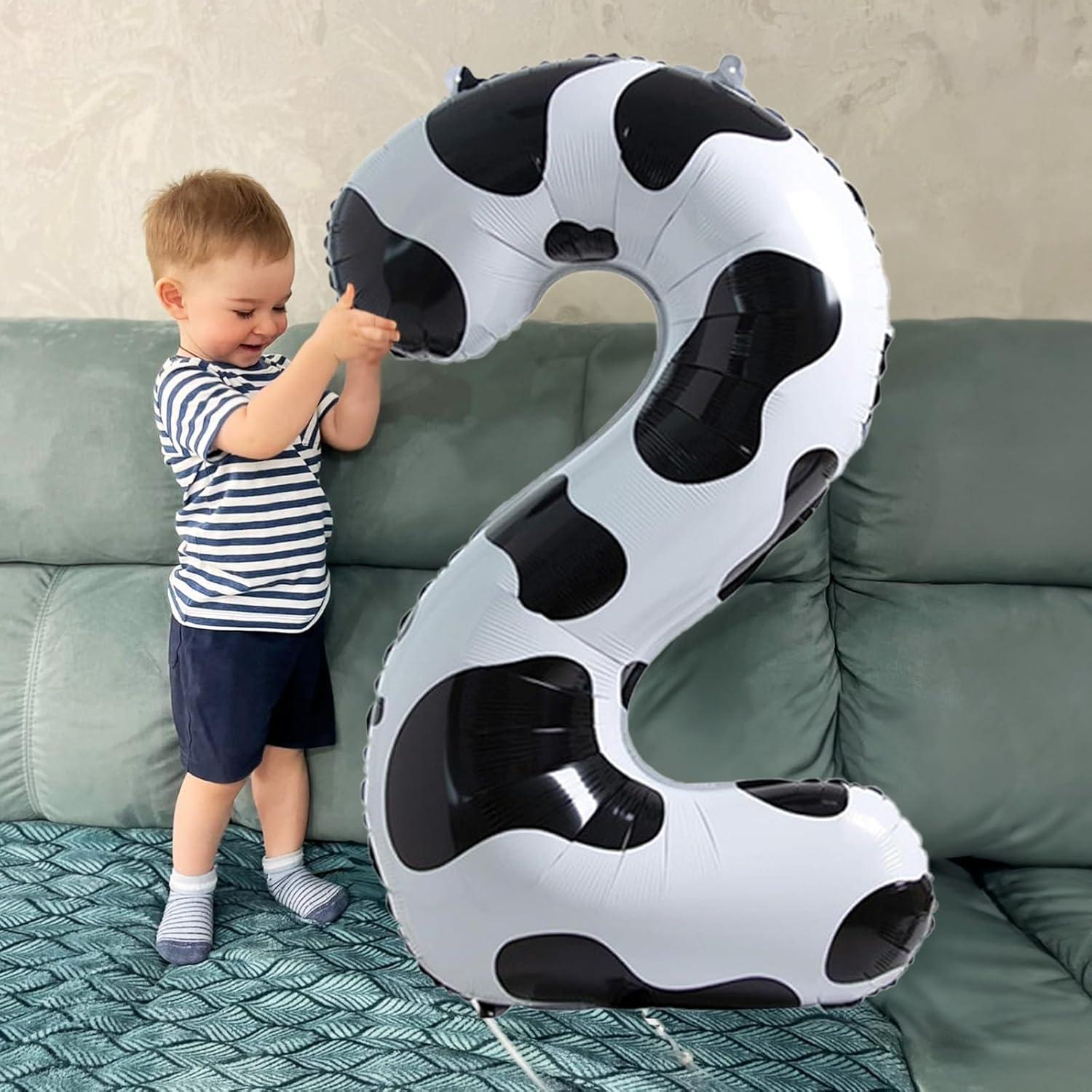 Globo Número 9 101,6 cm de Vaca para Cumpleaños Niños