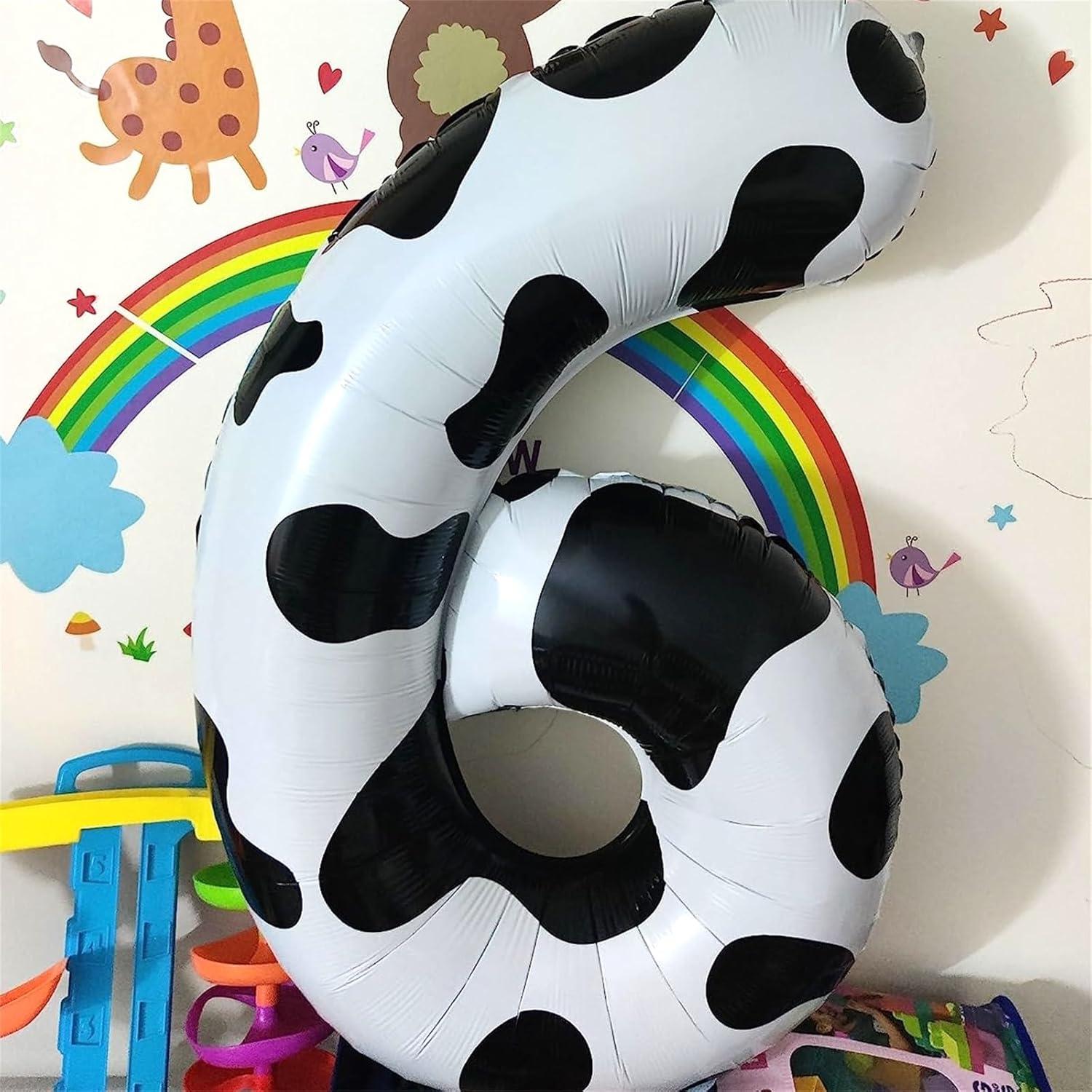 Globo Número 9 101,6 cm de Vaca para Cumpleaños Niños