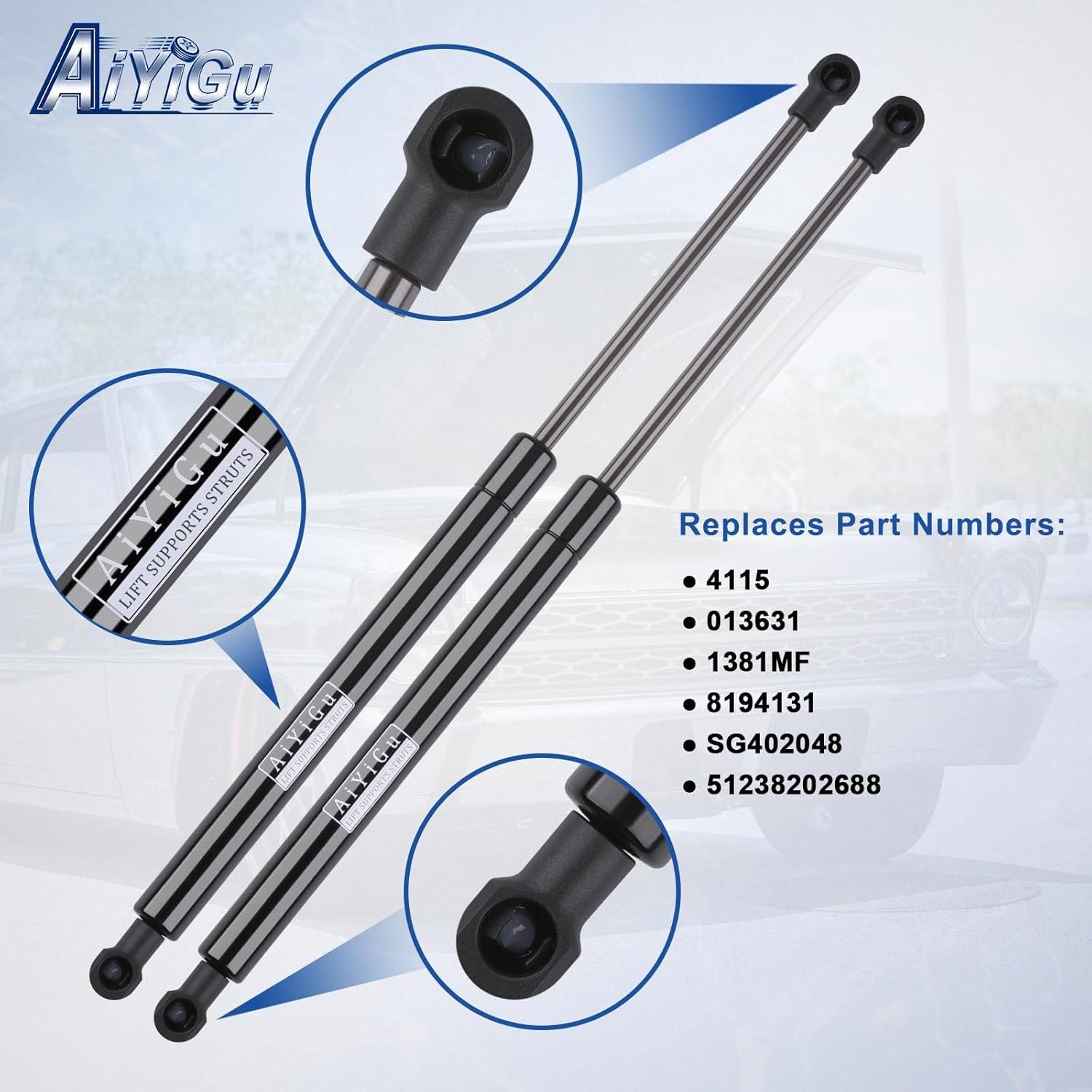 Struts de Capó Delantero AiYiGu 4115 para BMW E46 1998-2006