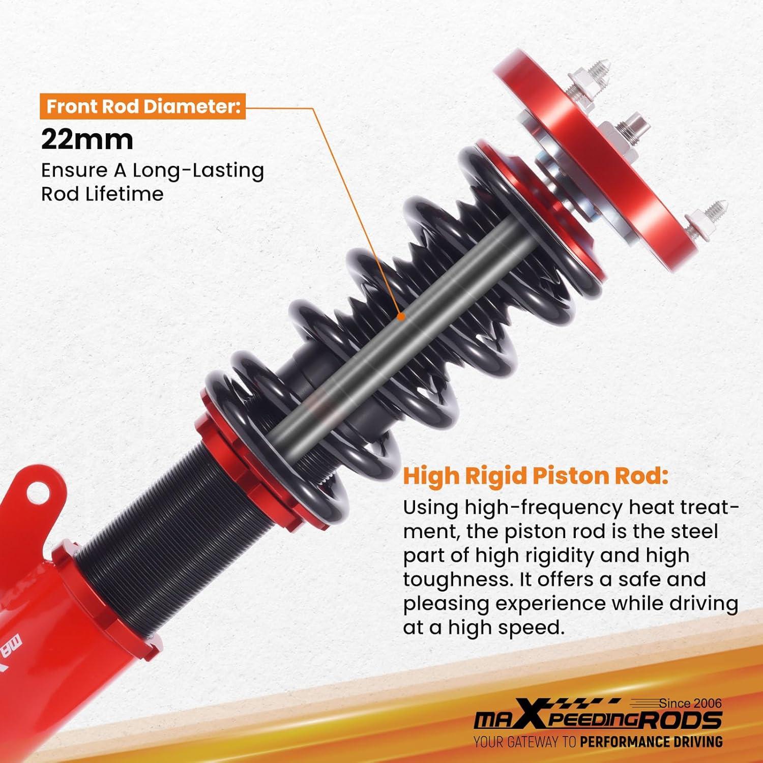 Coilovers ajustables maXpeedingrods para BMW E46 1998-2007