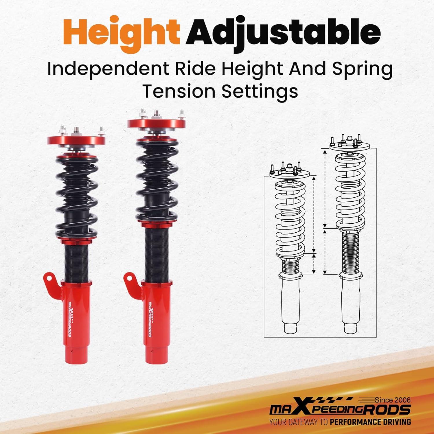 Coilovers ajustables maXpeedingrods para BMW E46 1998-2007