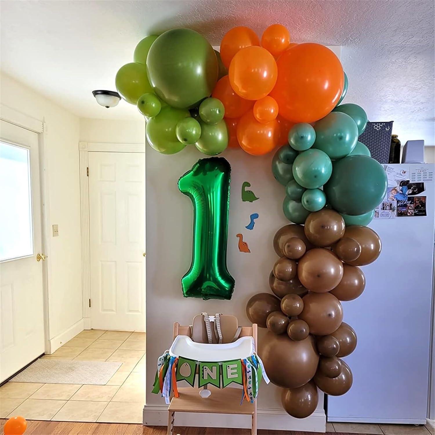 Globo Número 8 Verde Esmeralda 101,6 cm para Fiestas