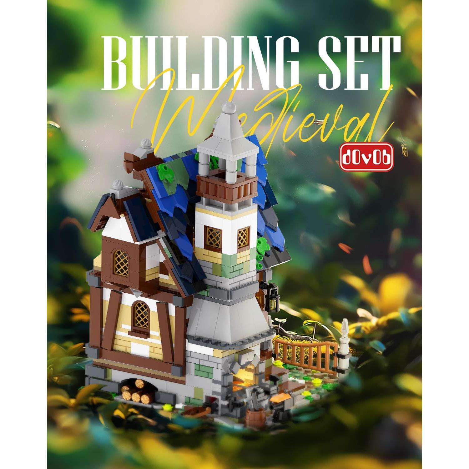 dOvOb Conjunto de Bloques Medievales con Ladrillos LED 1200 Pzas