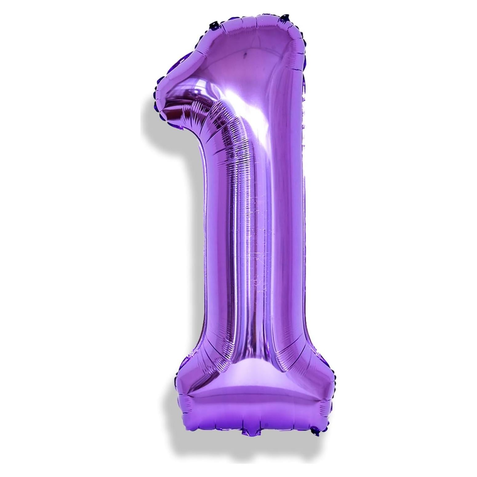 Globo Número 1 Púrpura 101,6 cm para Cumpleaños