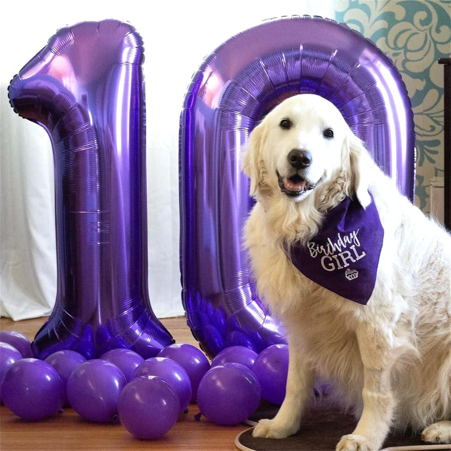 Globo Número 1 Púrpura 101,6 cm para Cumpleaños