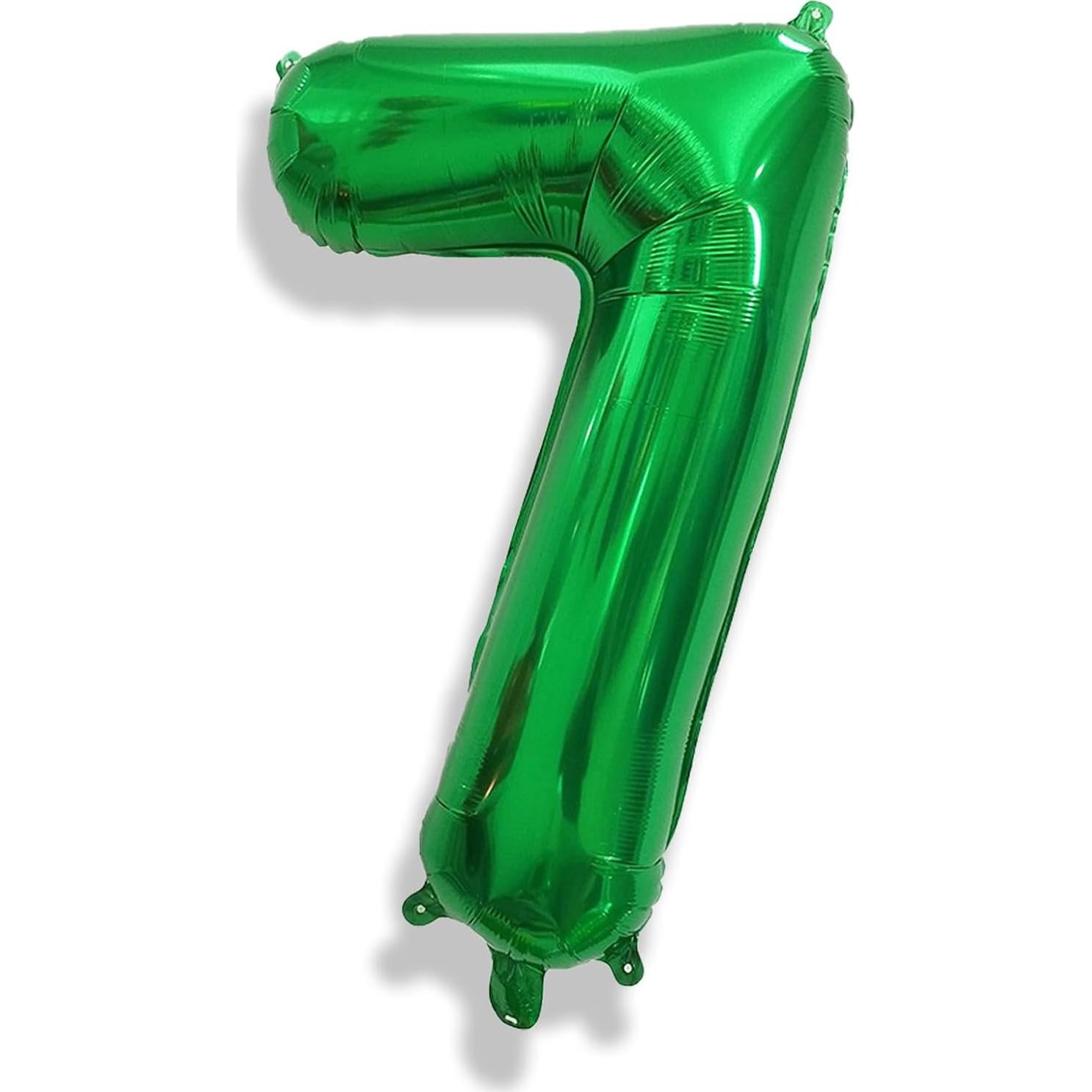 Globo Número 7 Verde Oscuro 101,6 cm para Fiestas