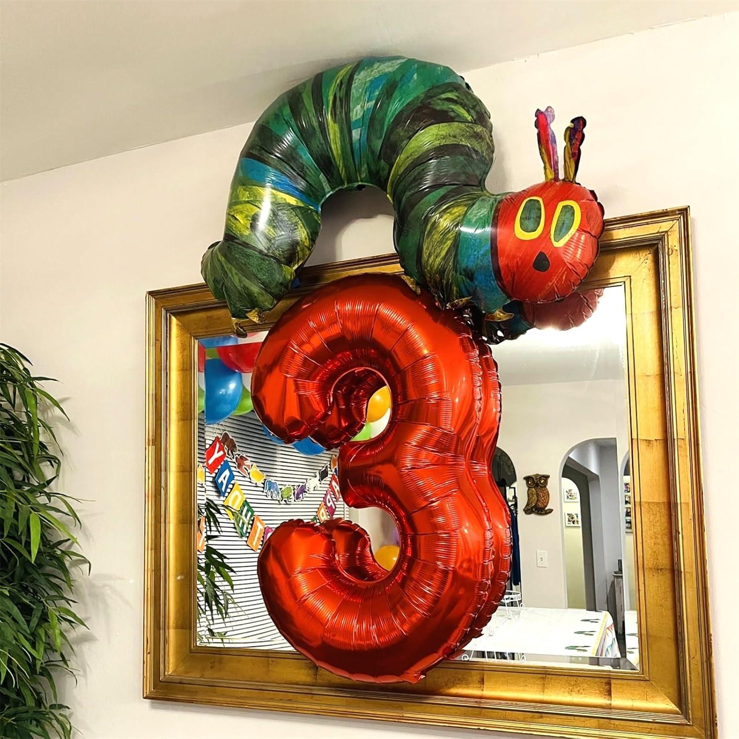 Globo de Número 3 Rojo Gigante 101,6 cm para Fiestas