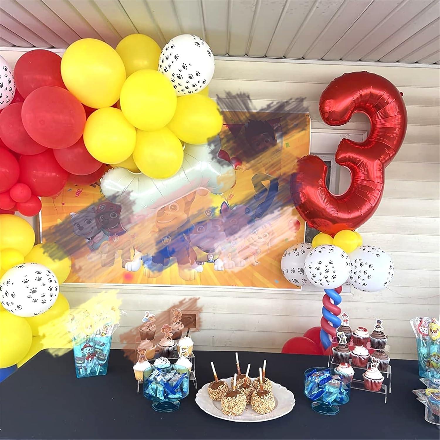 Globo de Número 3 Rojo Gigante 101,6 cm para Fiestas