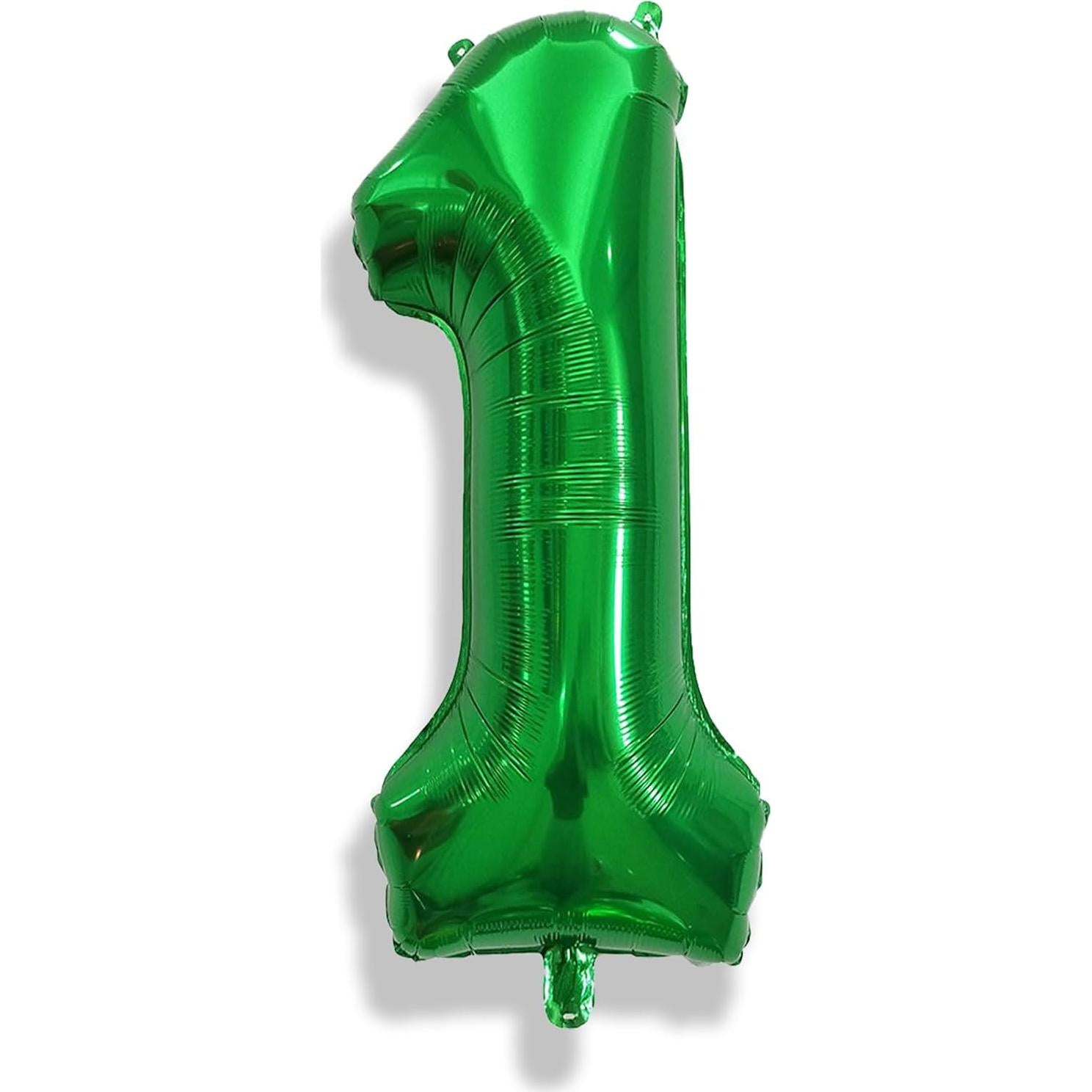 Globo Número 1 Verde Oscuro 101,6 cm para Fiestas