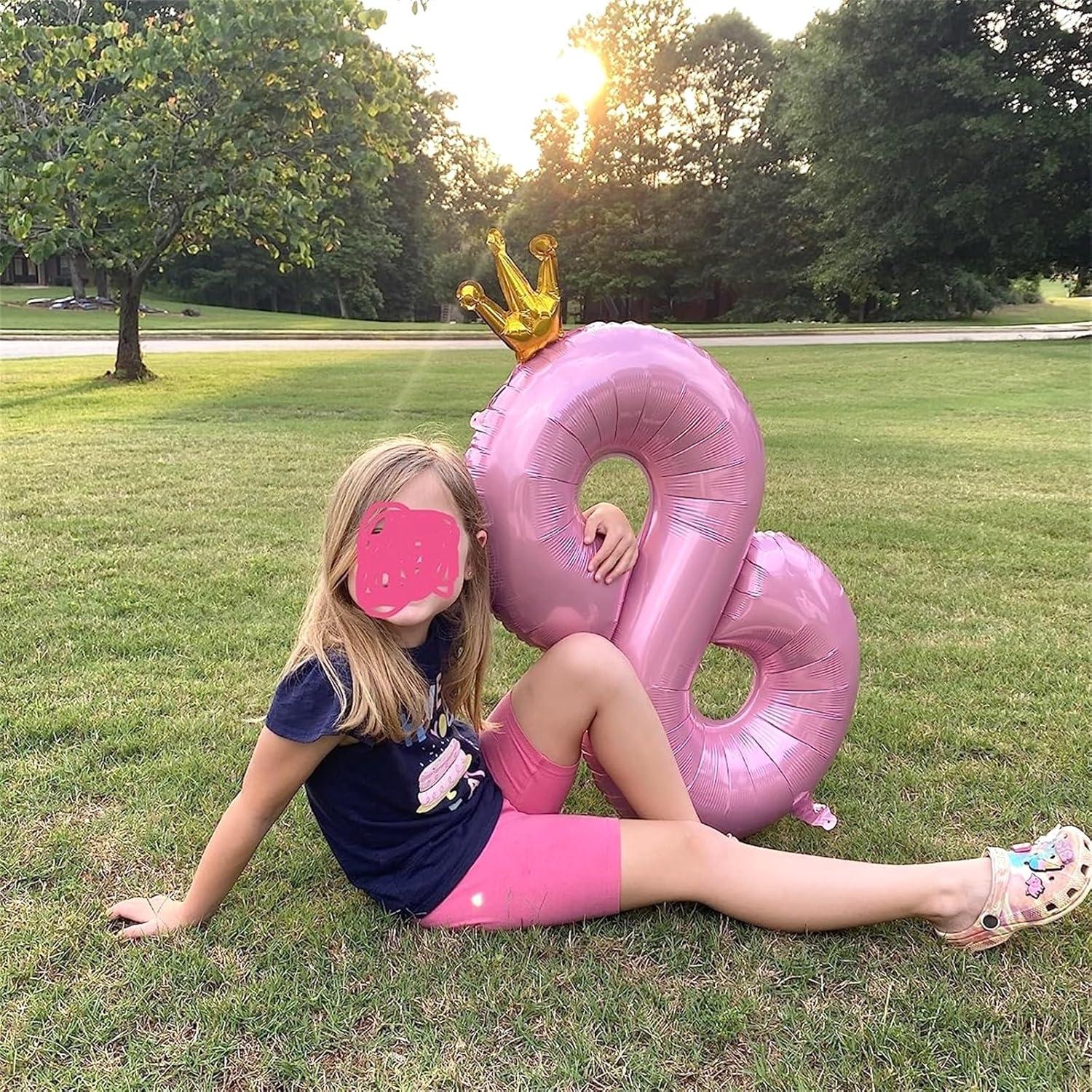 Globo de Número 0 Rosa Claro 101.6 cm para Fiesta