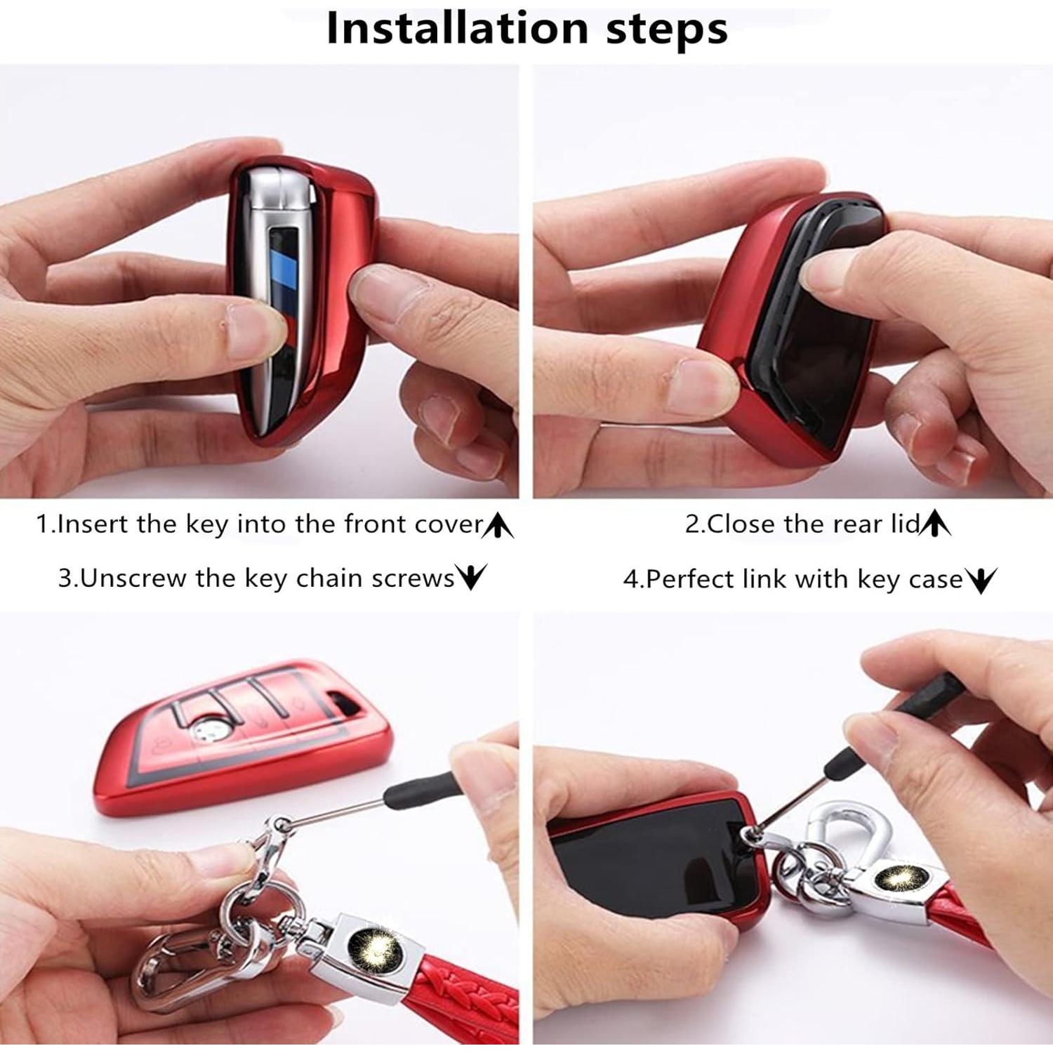 Cubierta de llave TPU avanzada Creatividad para BMW Tipo B