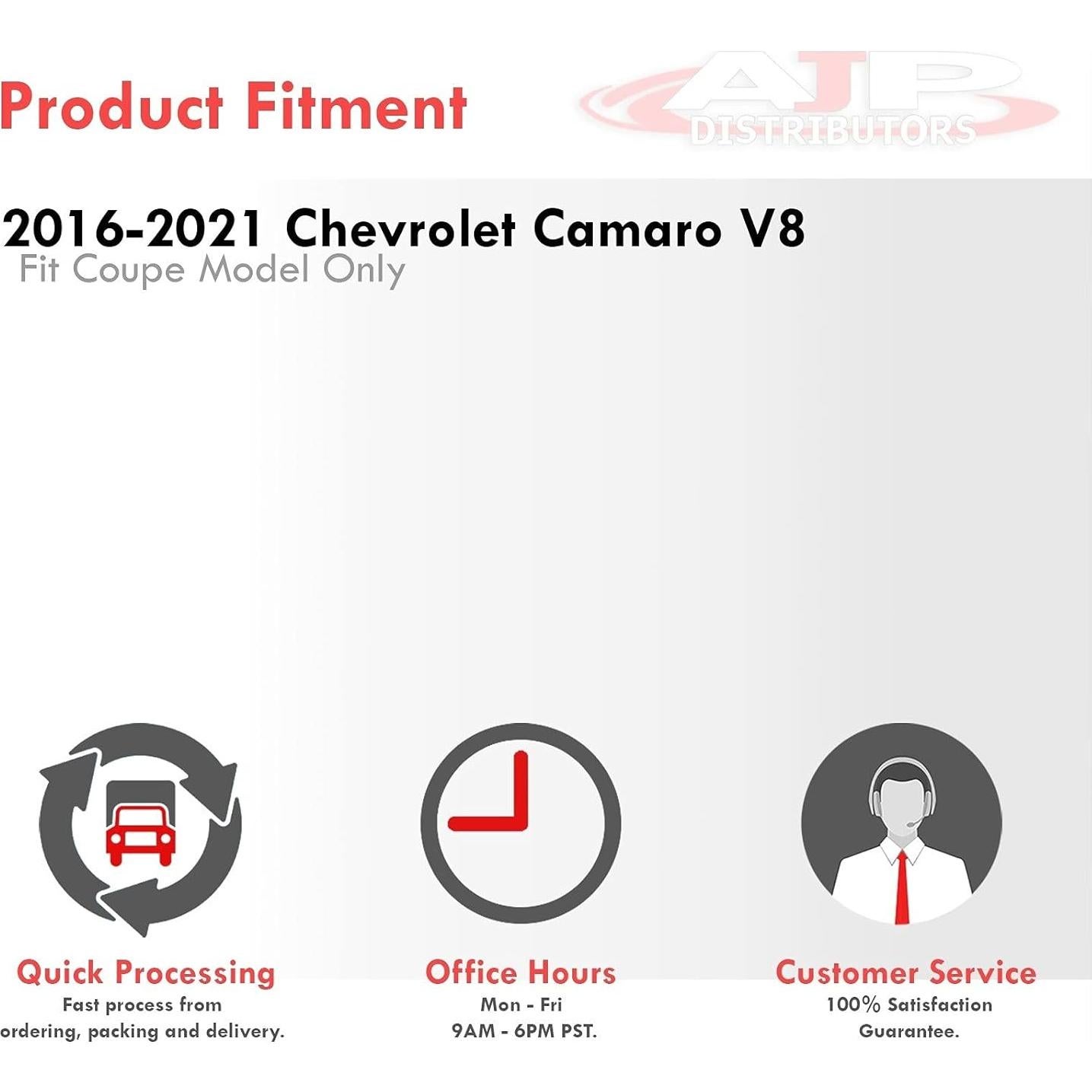 Kit de Resortes de Suspensión AJP para Camaro 6.2L V8 2016-2021