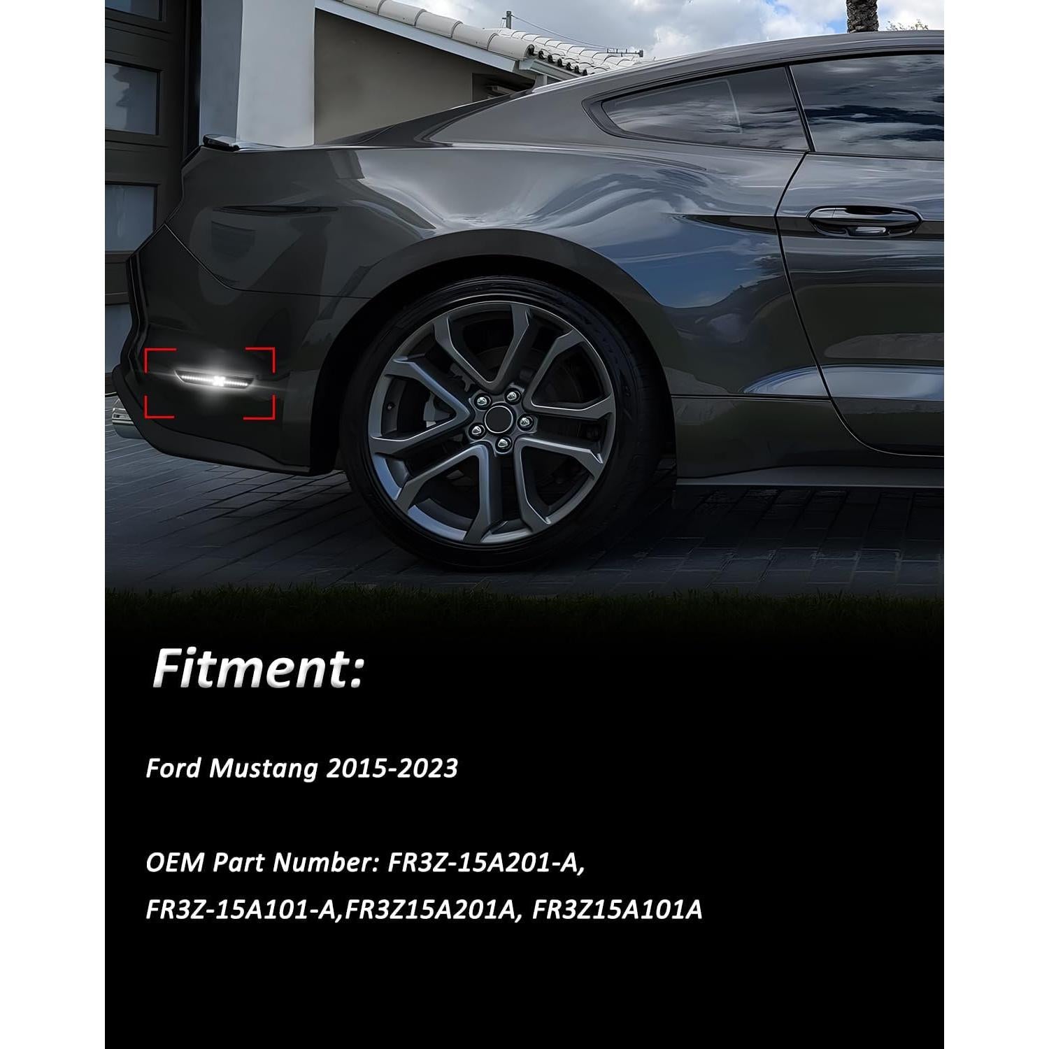 Luces de Marcador Lateral Bestview para Ford Mustang 2015-2023