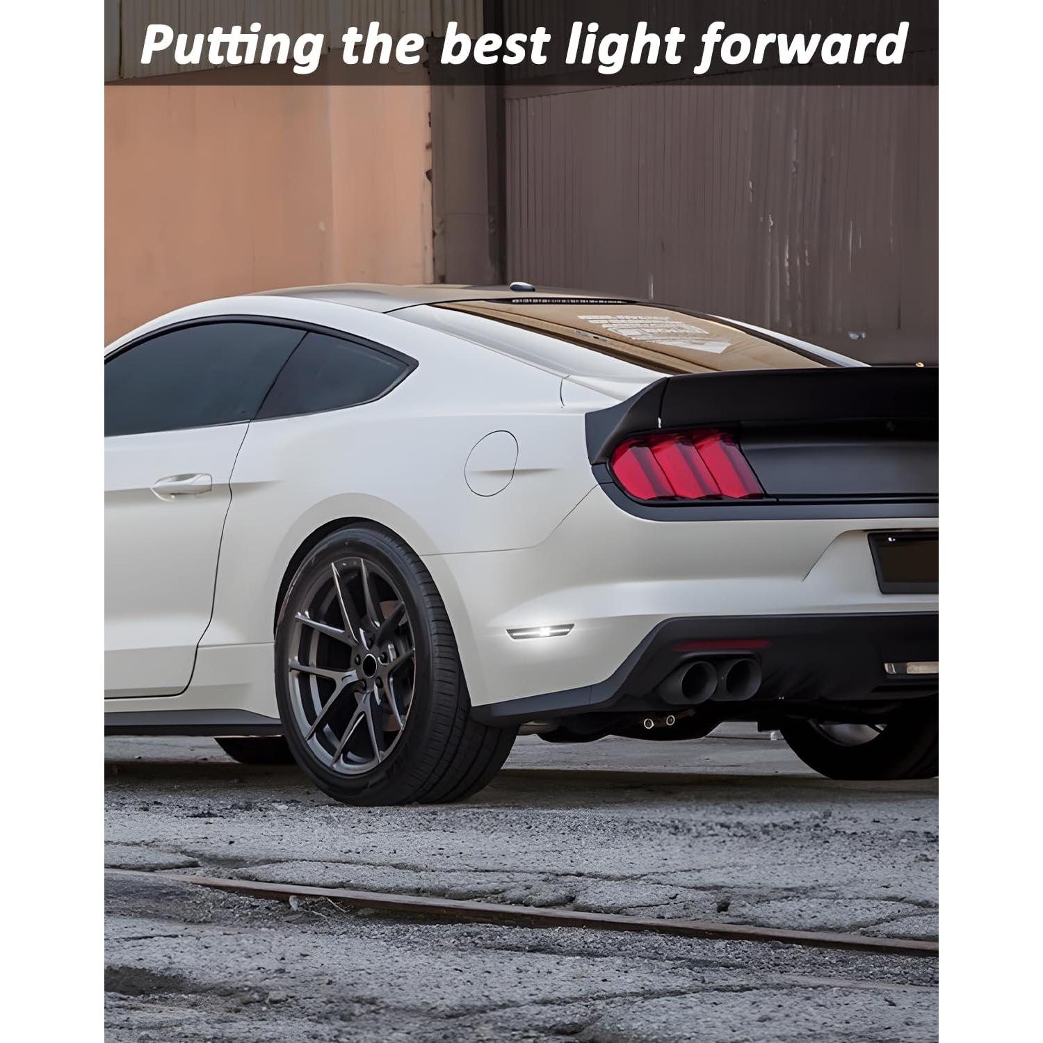 Luces de Marcador Lateral Bestview para Ford Mustang 2015-2023