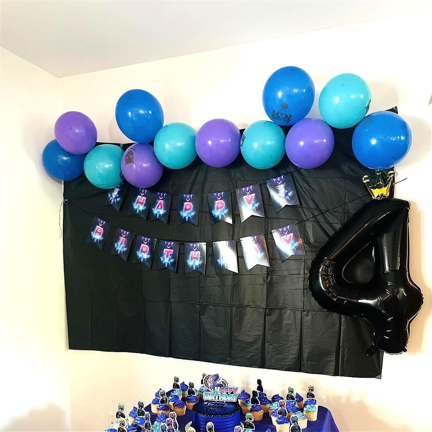 Globo de Número 2 40 cm Negro de Aluminio para Fiestas