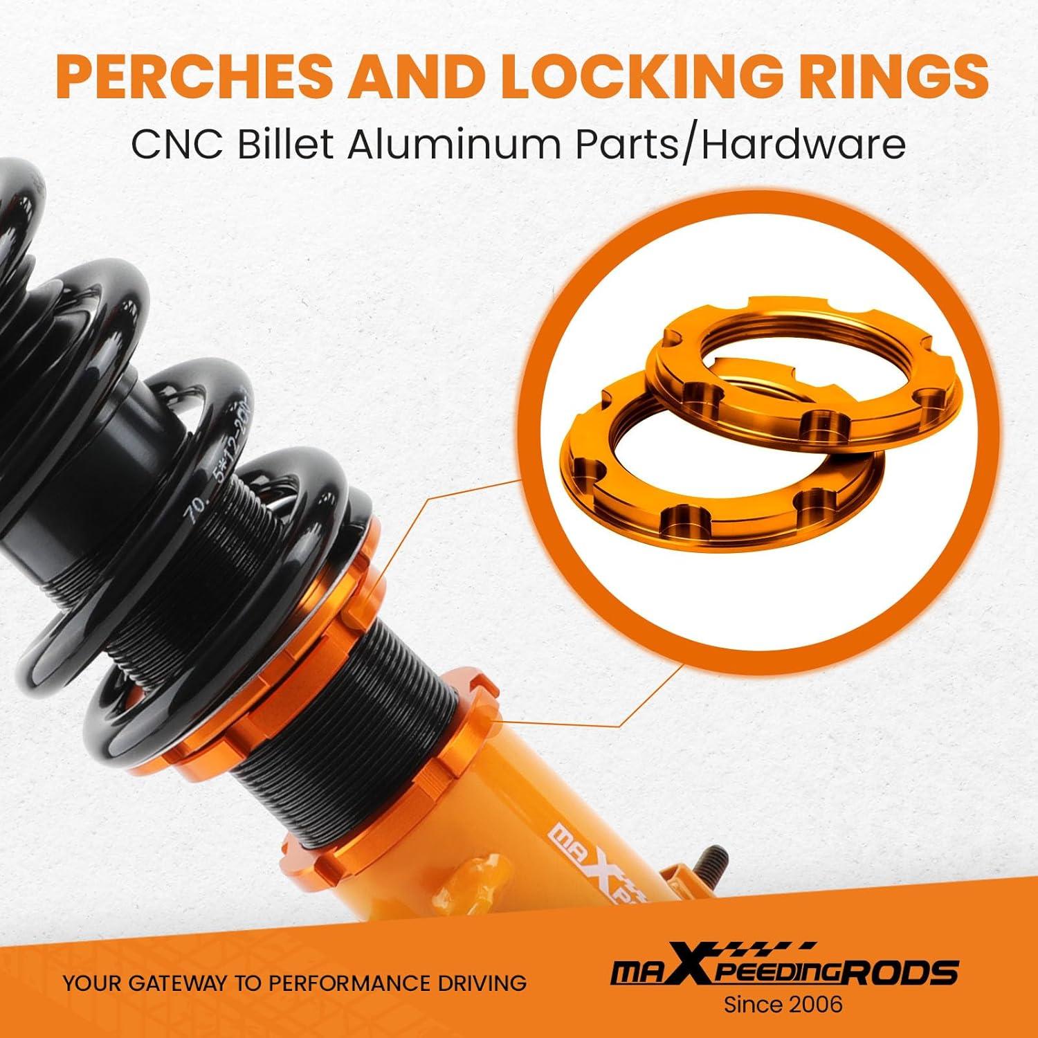 Amortiguadores Ajustables maXpeedingrods para Mitsubishi Lancer 2002-2006