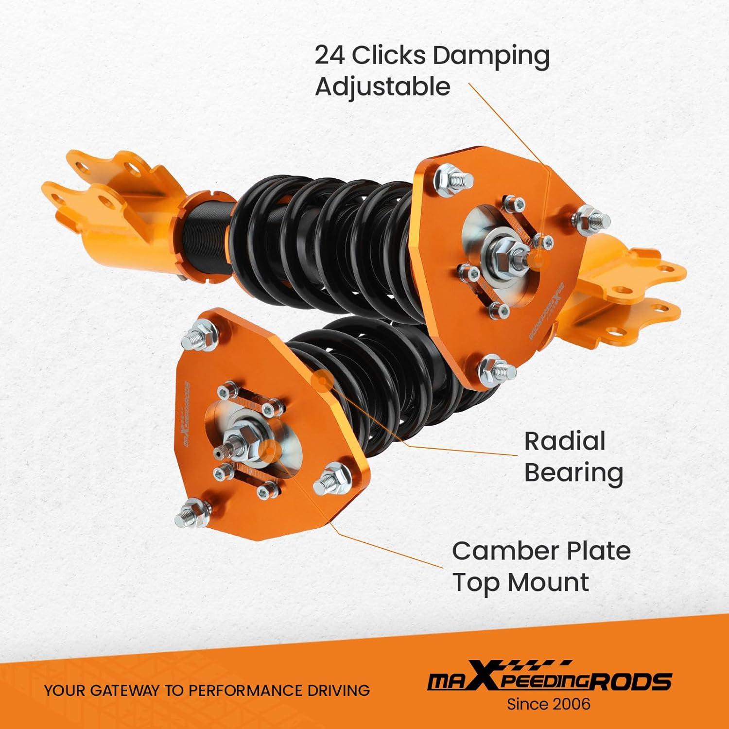 Amortiguadores Ajustables maXpeedingrods para Mitsubishi Lancer 2002-2006
