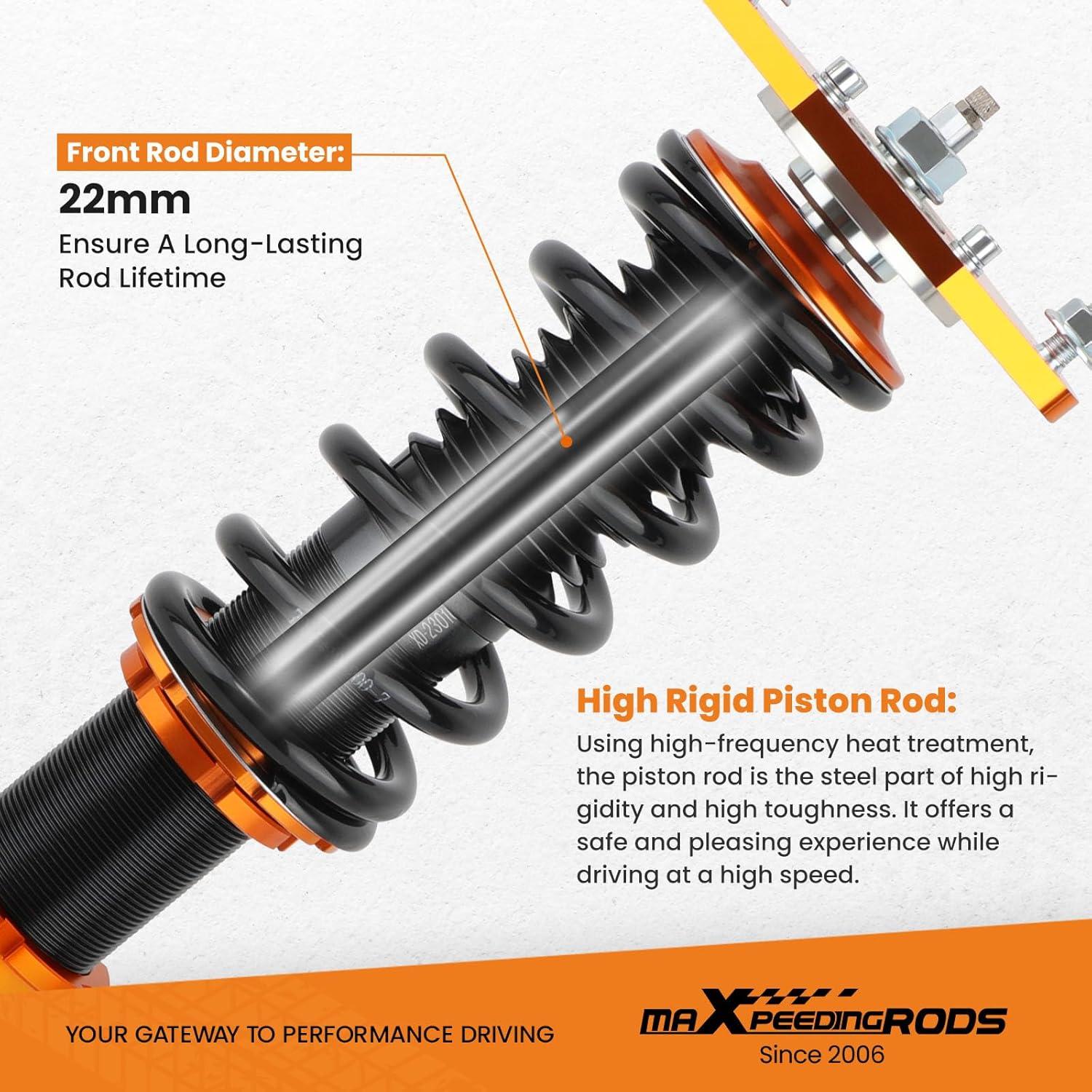 Amortiguadores Ajustables maXpeedingrods para Mitsubishi Lancer 2002-2006