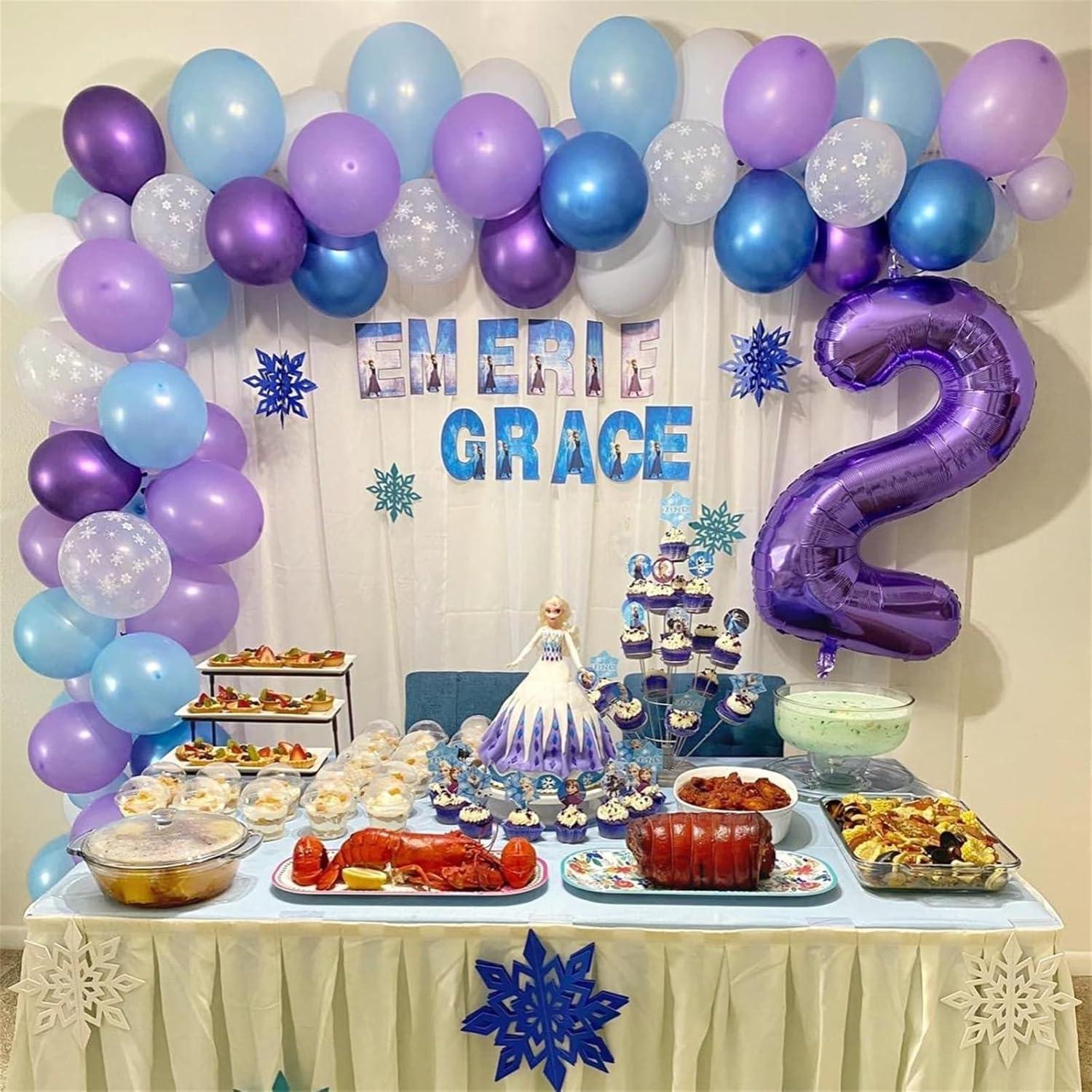 Globo de Número 2 Morado 101,6 cm para Cumpleaños