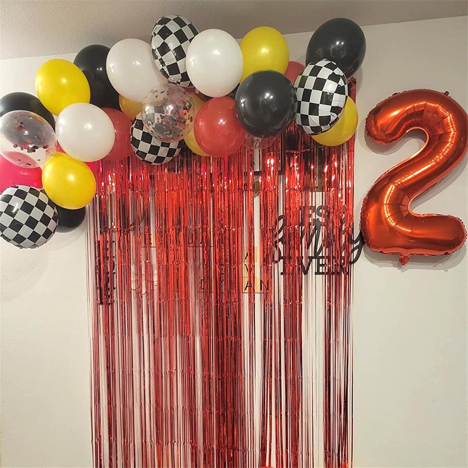 Globo de Número 2 Rojo 101,6 cm para Cumpleaños y Eventos