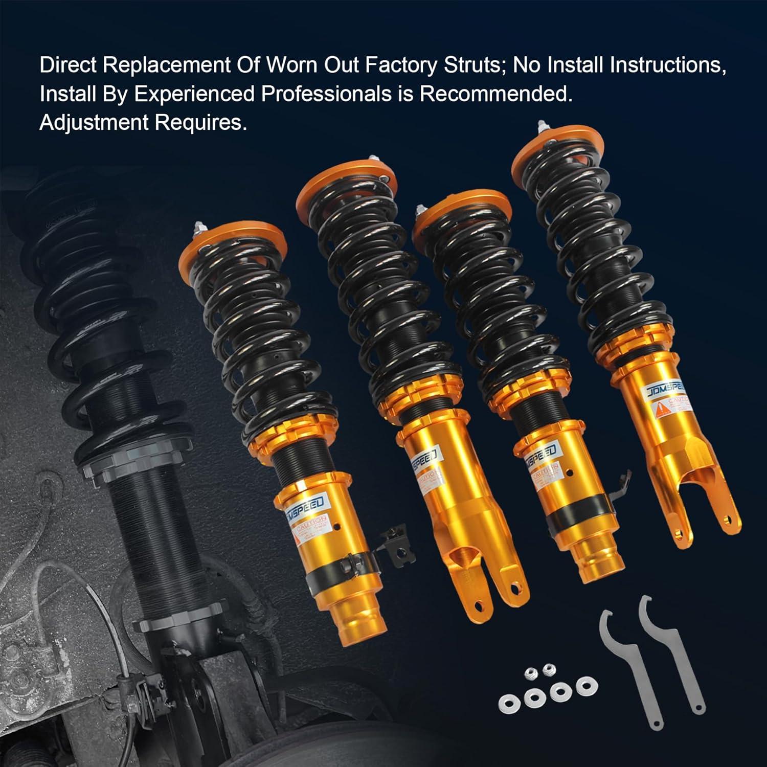 Juego de Amortiguadores Ajustables JDMSPEED para Honda Civic 1996-2000