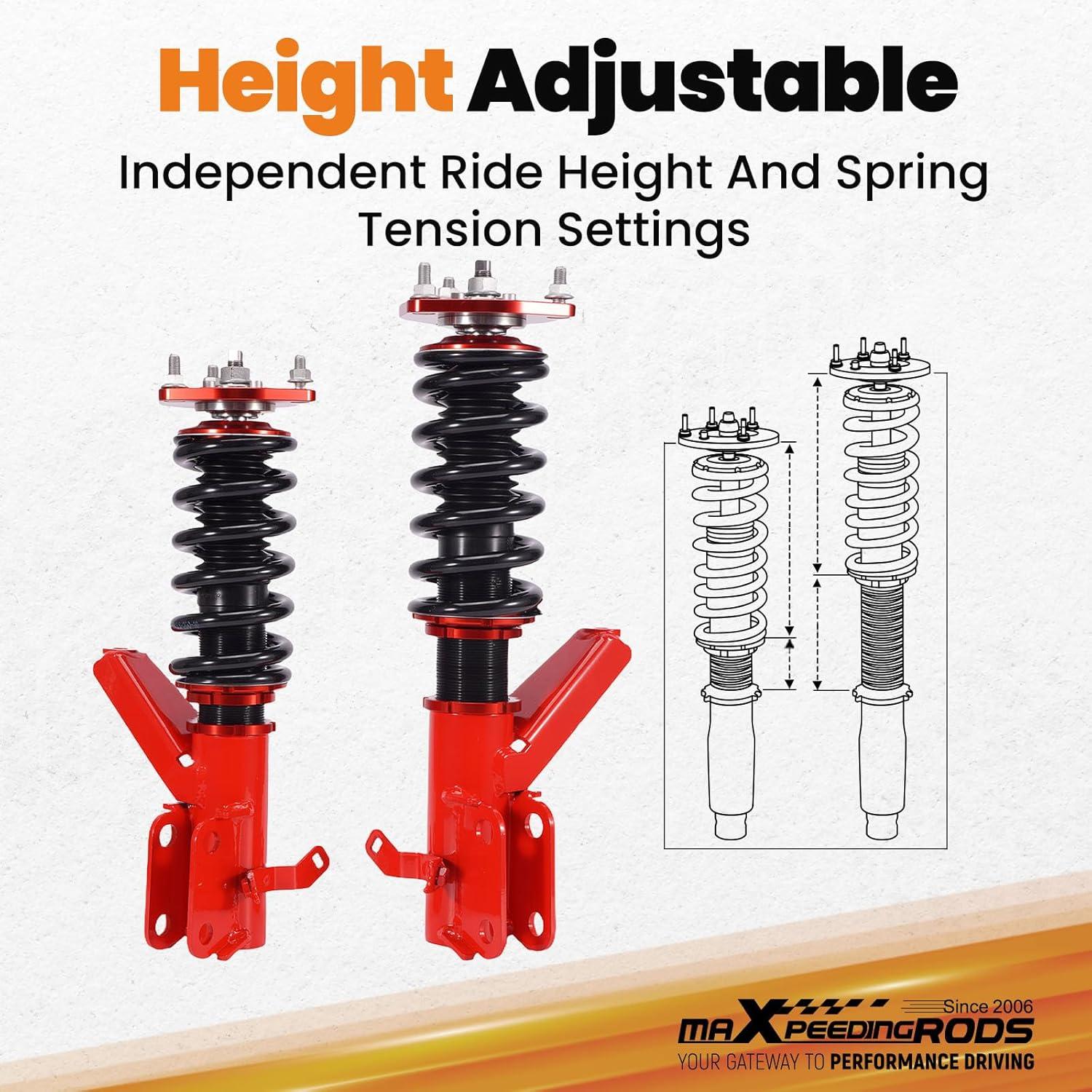 Coilovers Ajustables maXpeedingrods para Honda Civic 2001-2005