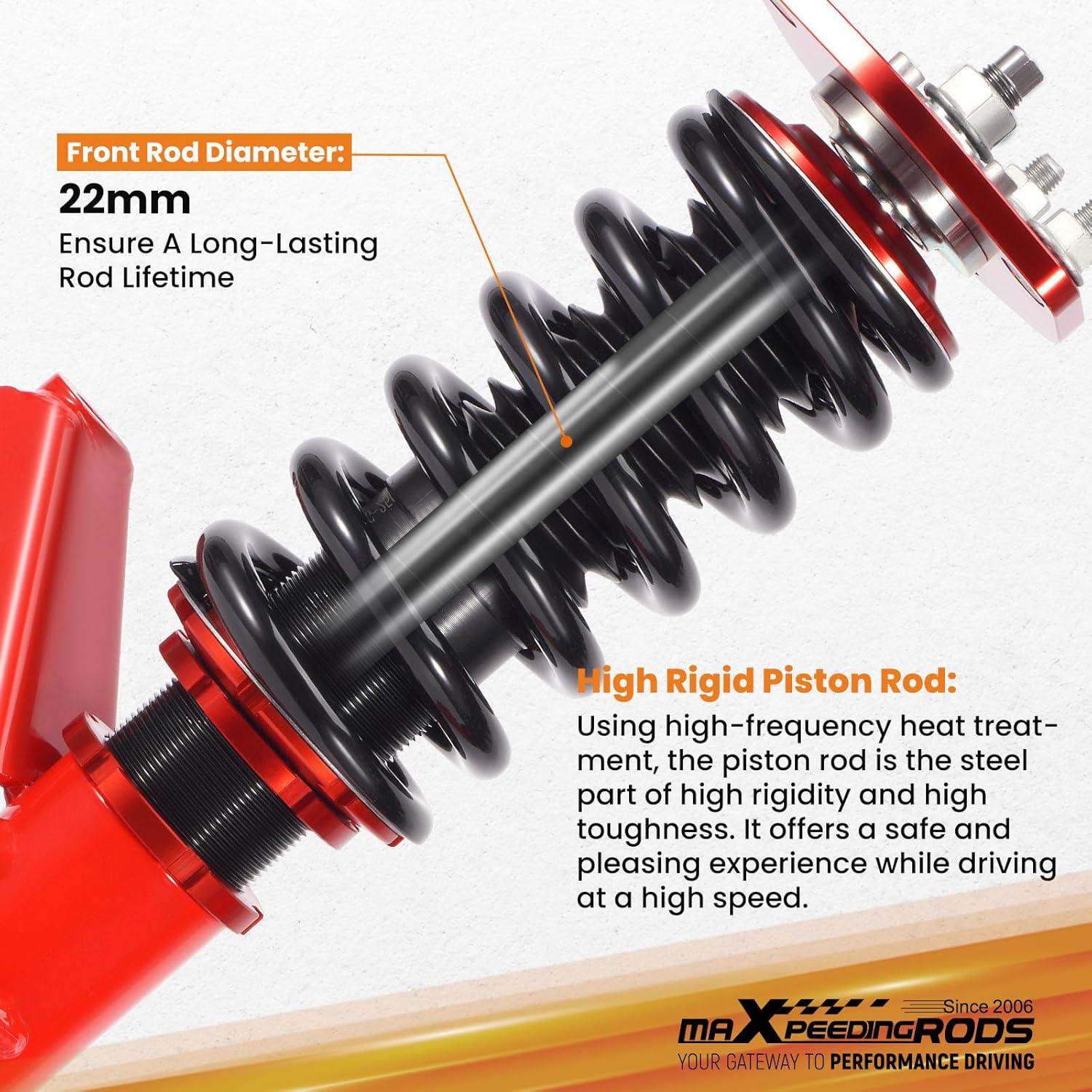 Coilovers Ajustables maXpeedingrods para Honda Civic 2001-2005