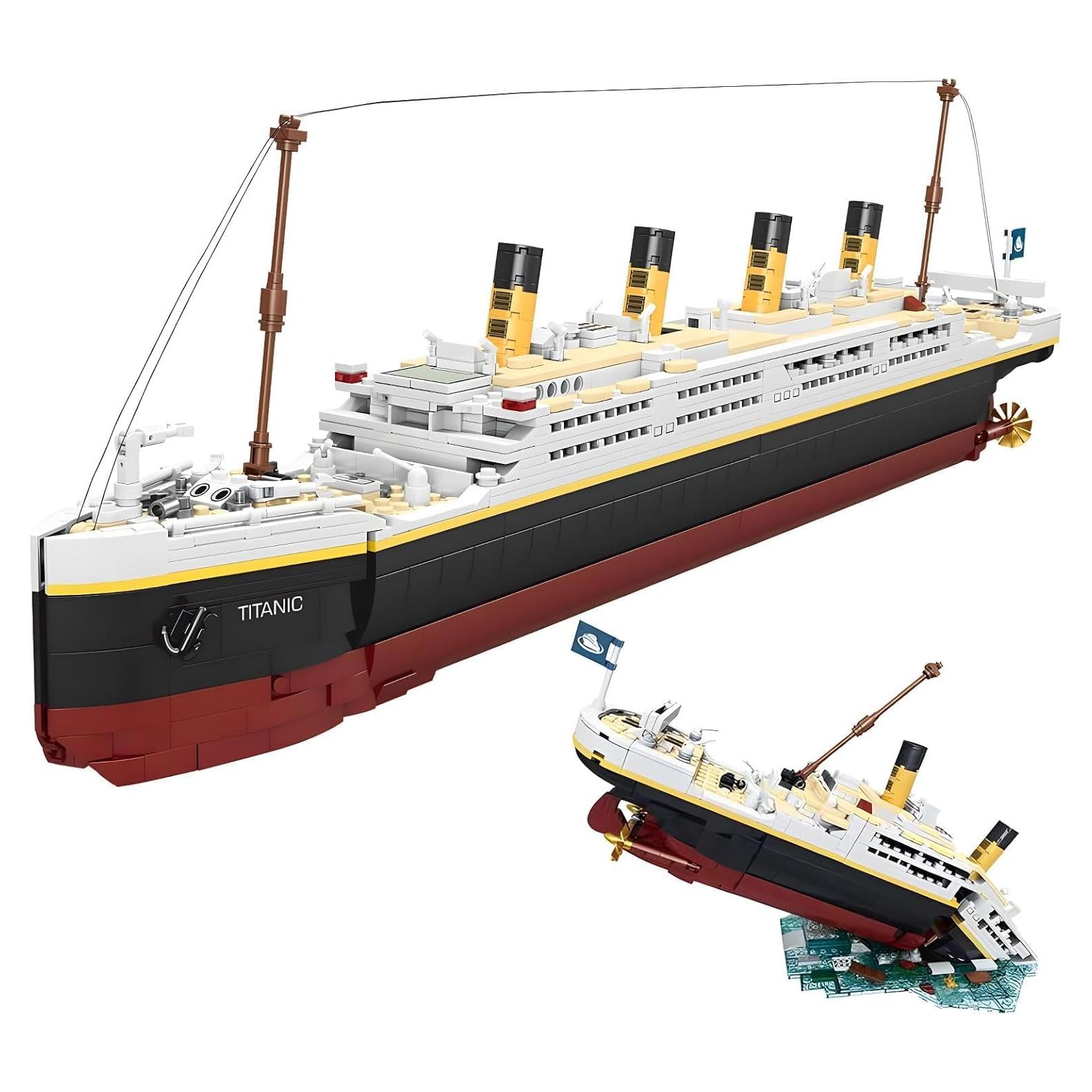 Juego de Bloques de Construcción Titanic NDZUI 2022 Piezas