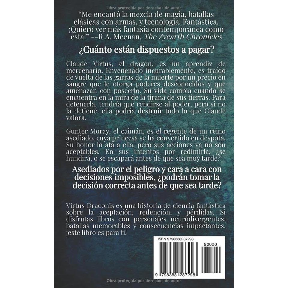 Virtus Draconis: Libro 1: Precio en Sangre (Draconis (Español)) (Spanish Edition)